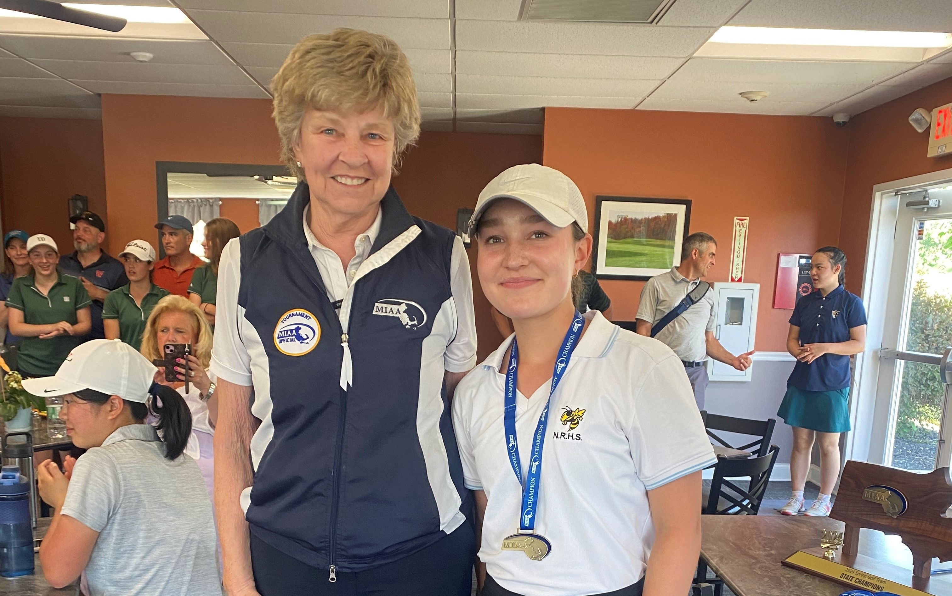 2024 MIAA Spring Golf champion Isabel Brozena