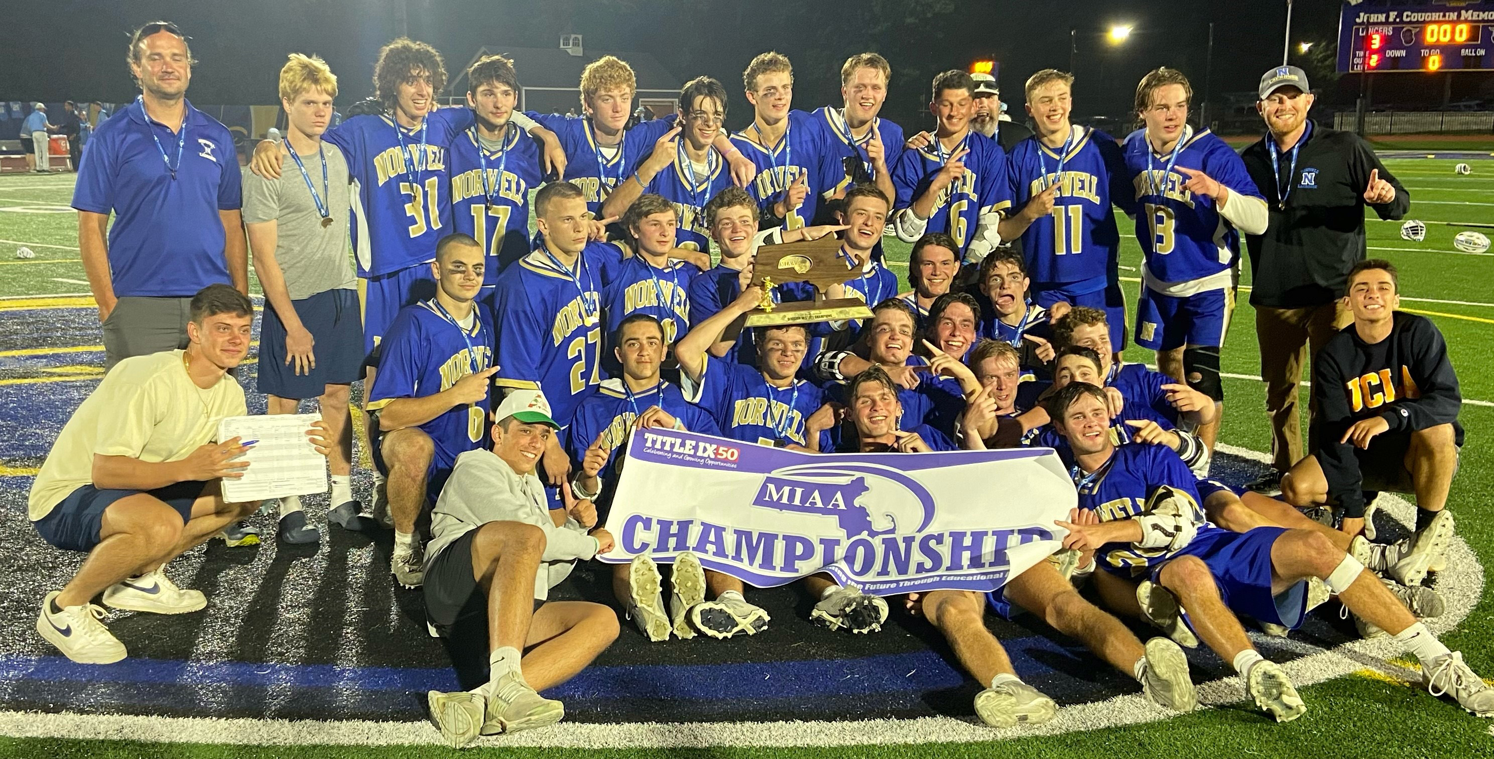 Norwell Division 3 Boys Lacrosse champion 2022