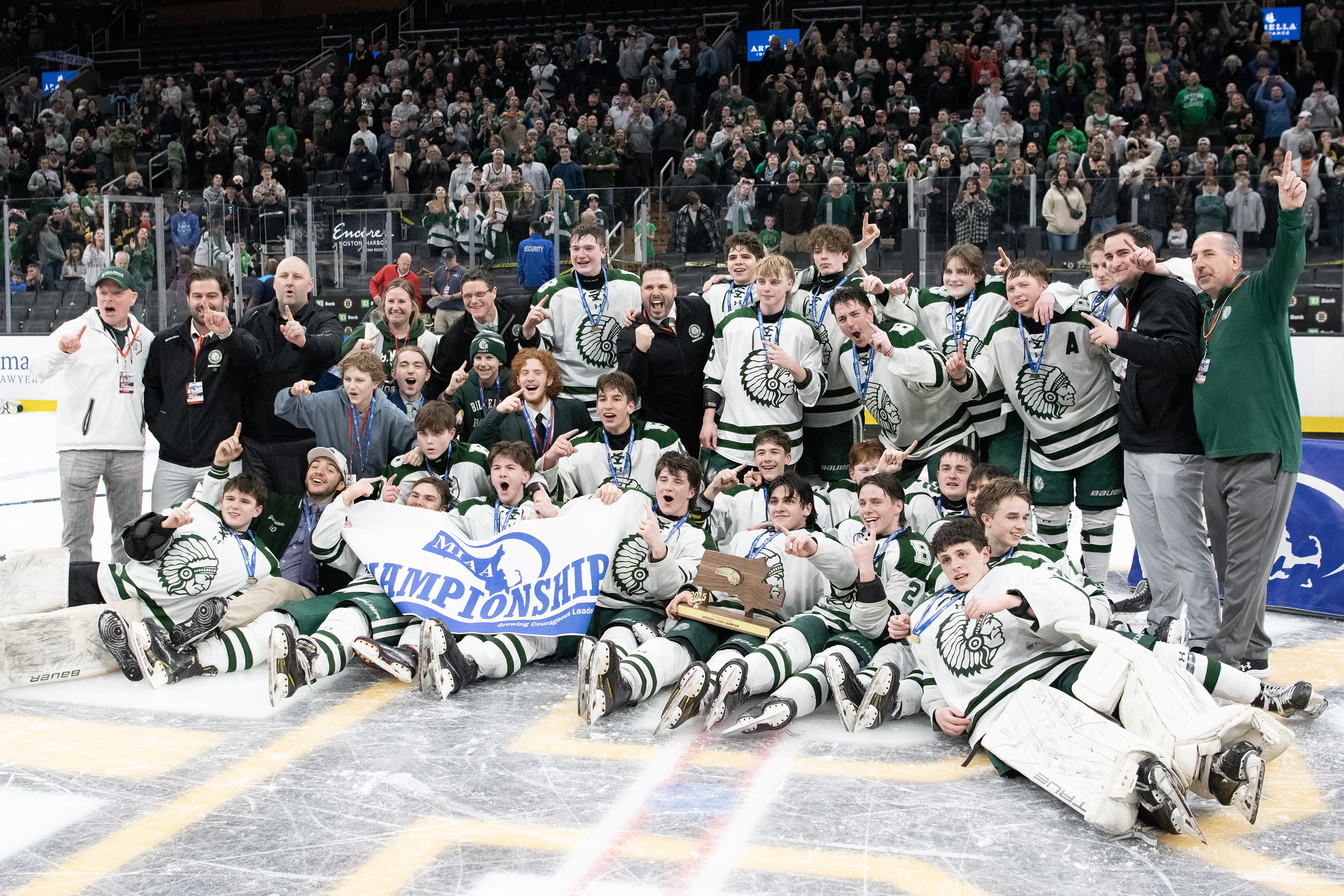Billerica Division 2 Boys Ice Hockey champion 2025