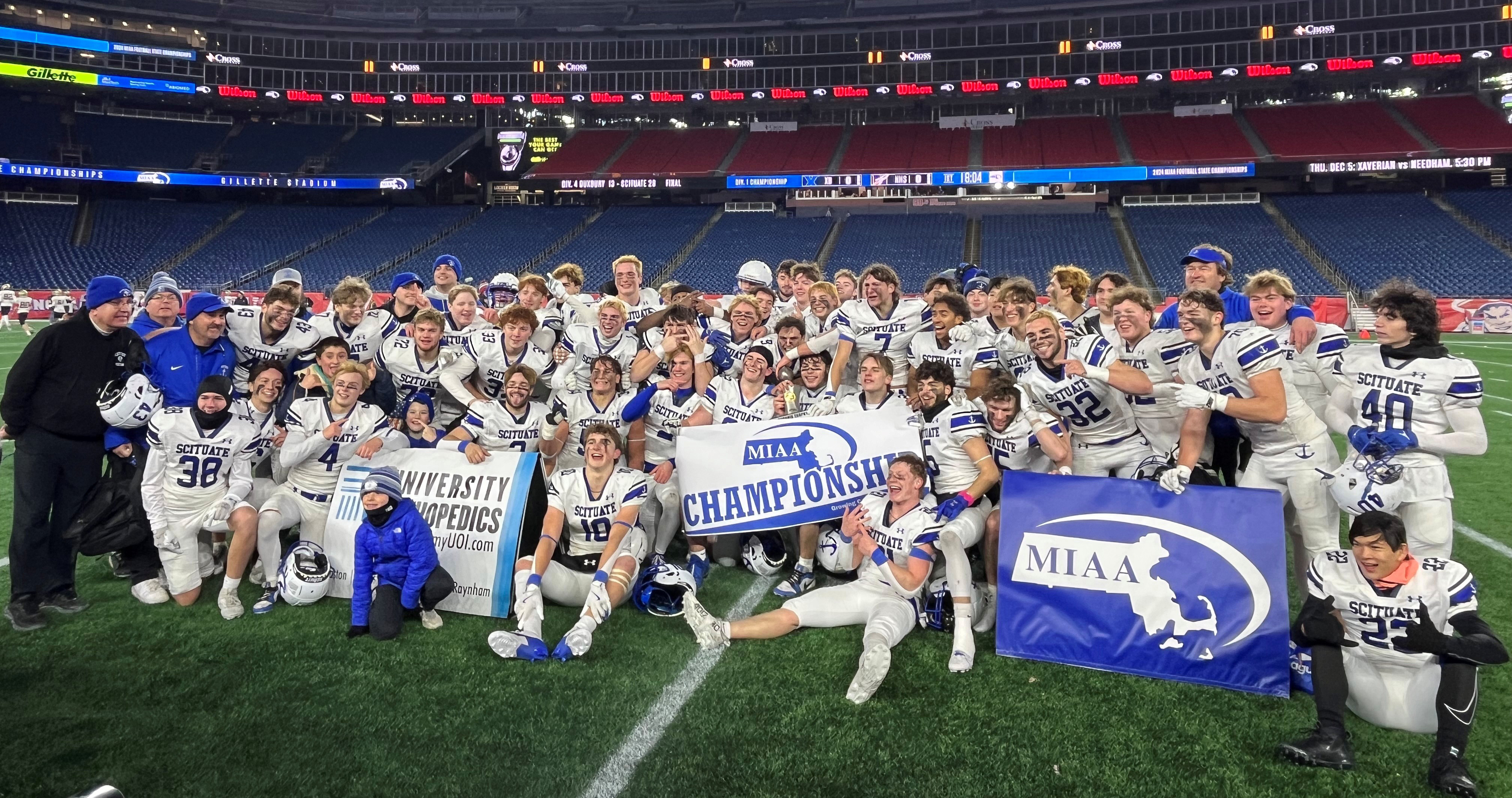 Scituate Division 4 football champion 2024
