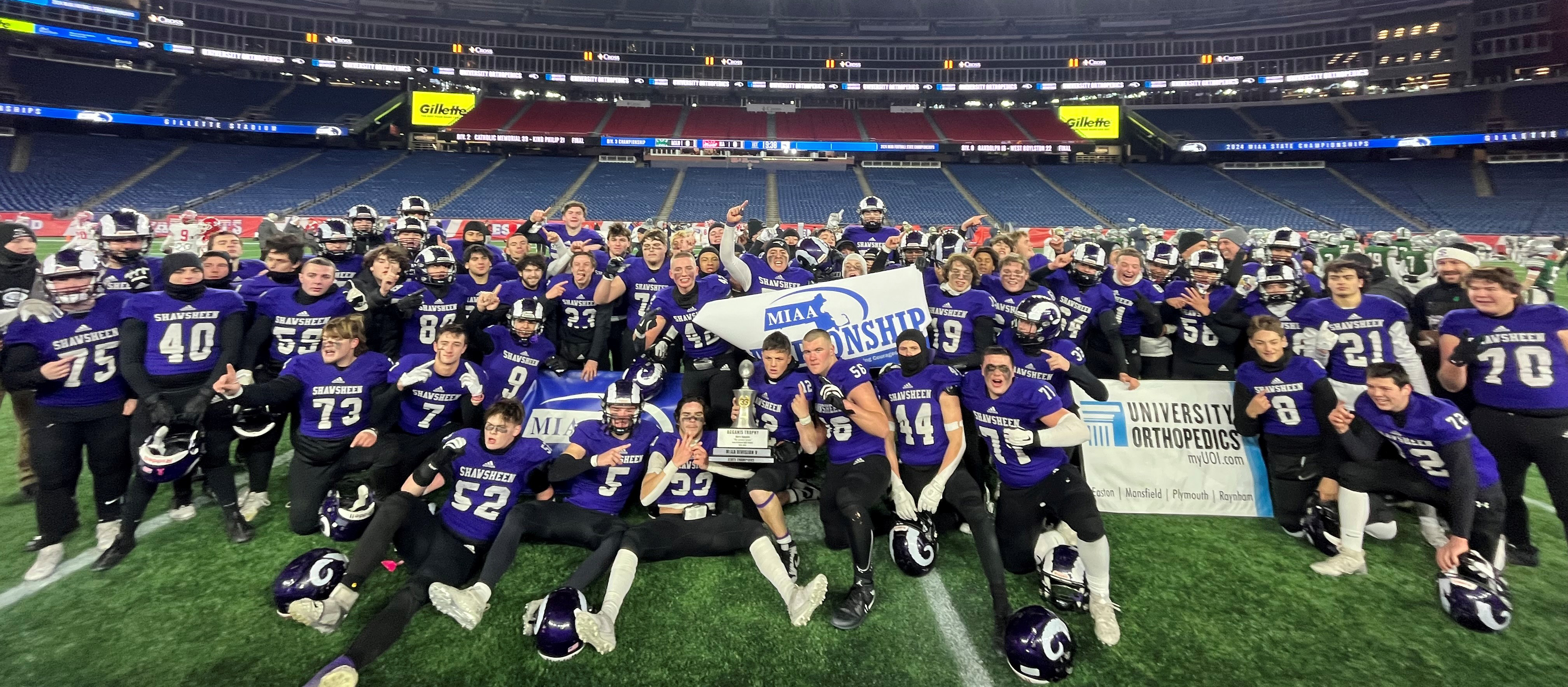 Shawsheen Division 5 football champion 2024