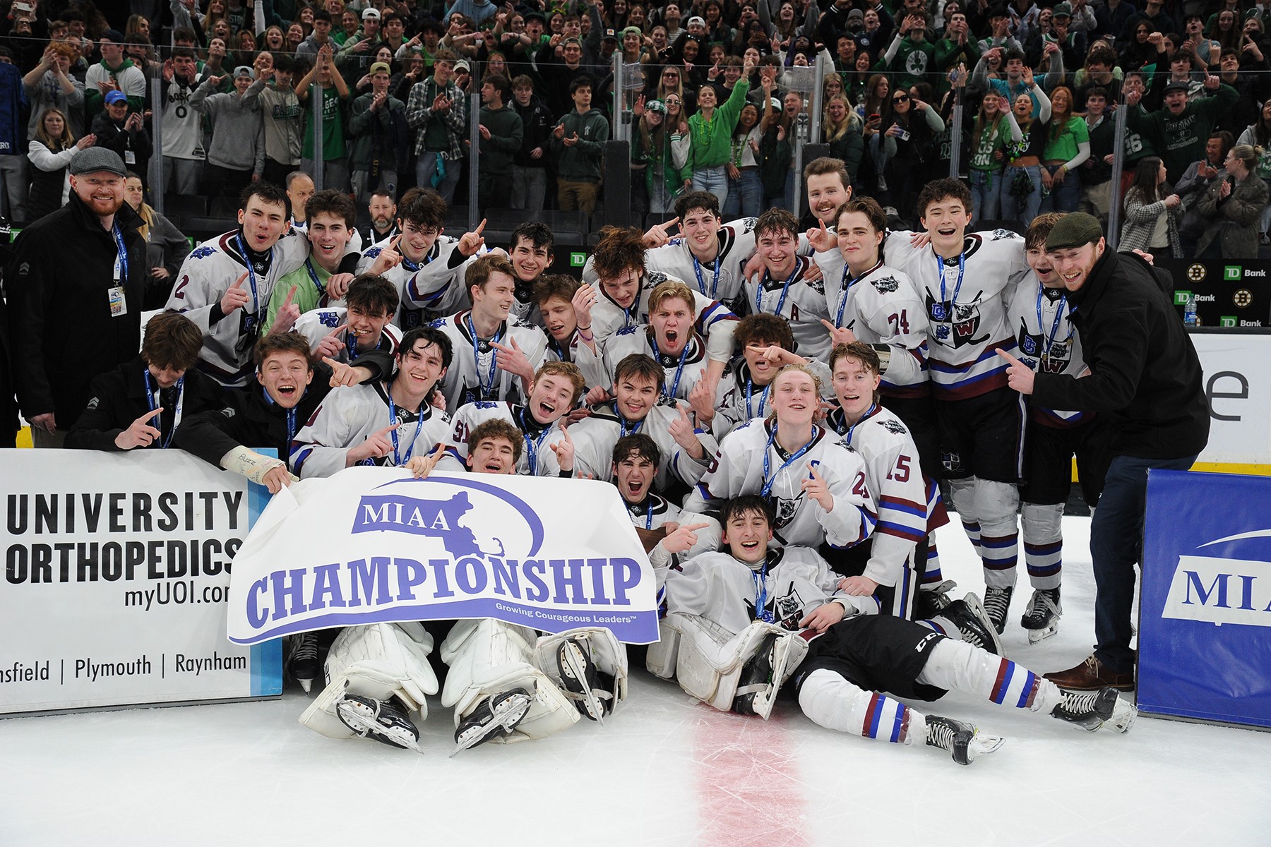 Dover-Sherborn/Weston Division 4 Boys Ice Hockey champion 2024
