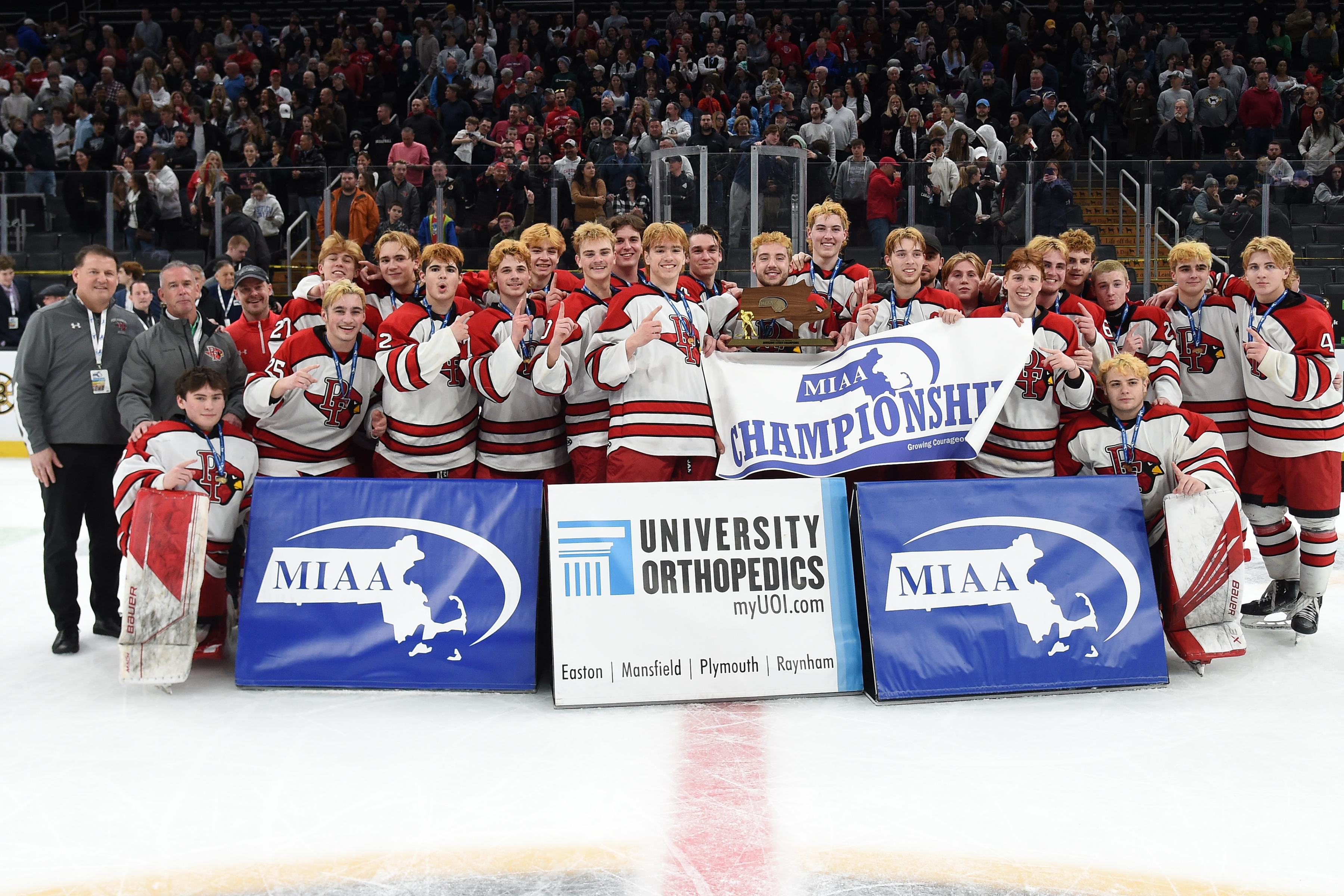 Pope Francis Division 1 Boys Ice Hockey champion 2023