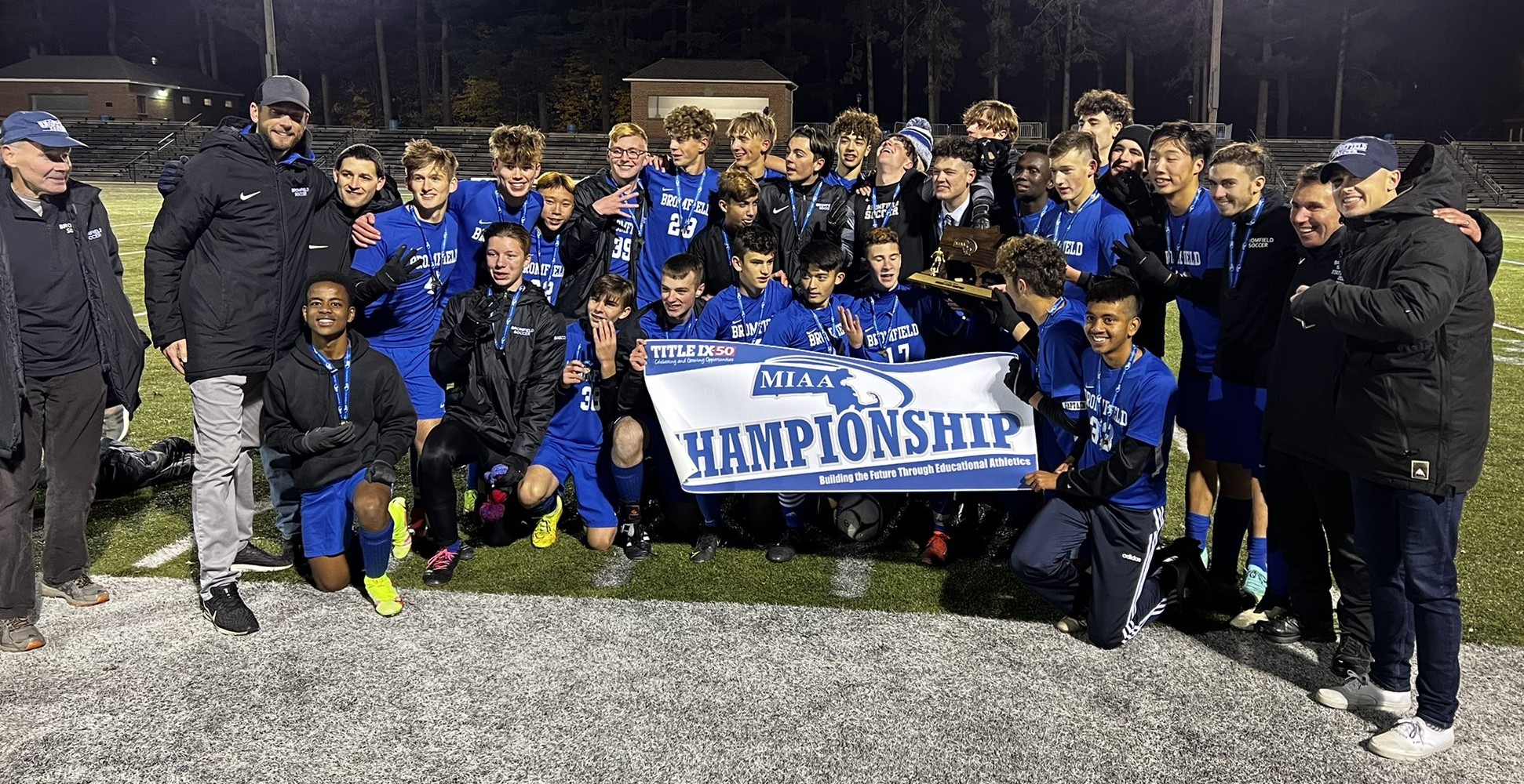 Bromfield Division 5 Boys Soccer champion 2021