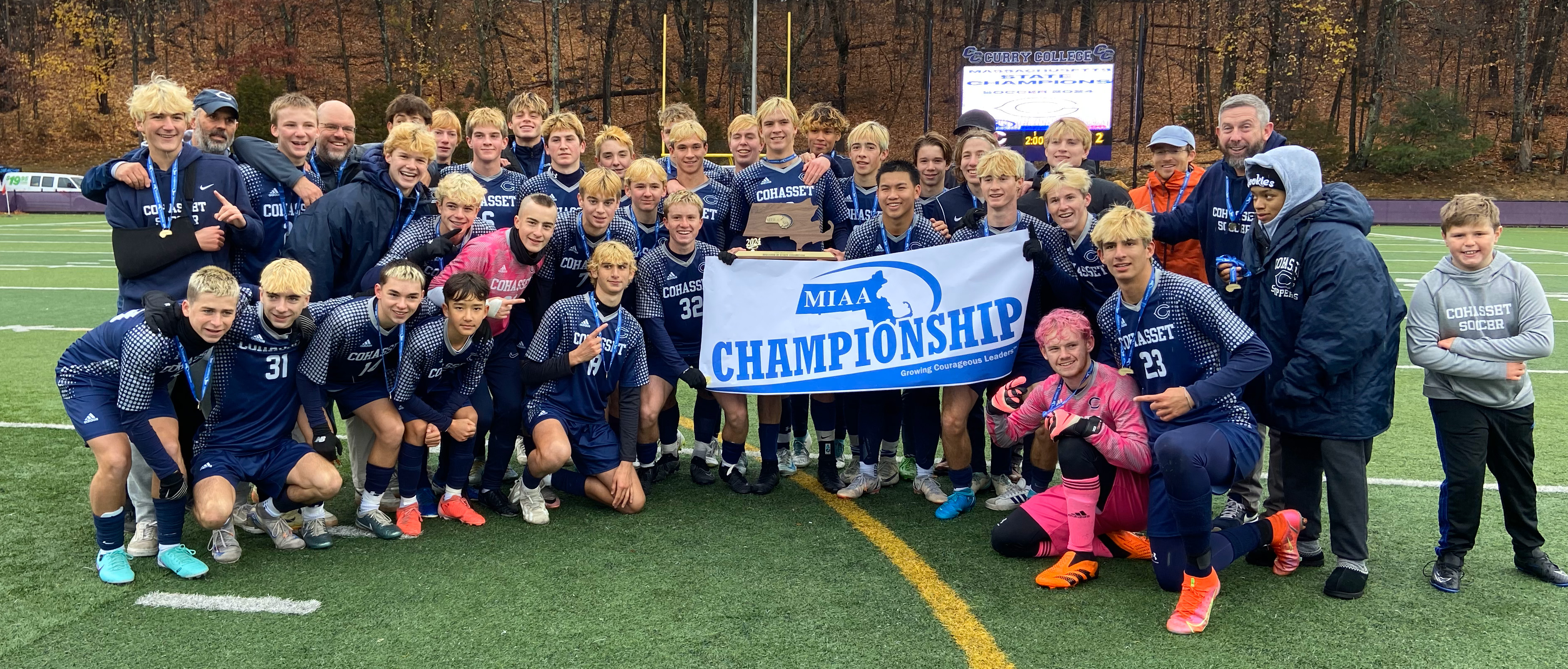 Cohasset Division 4 Boys Soccer champion 2024