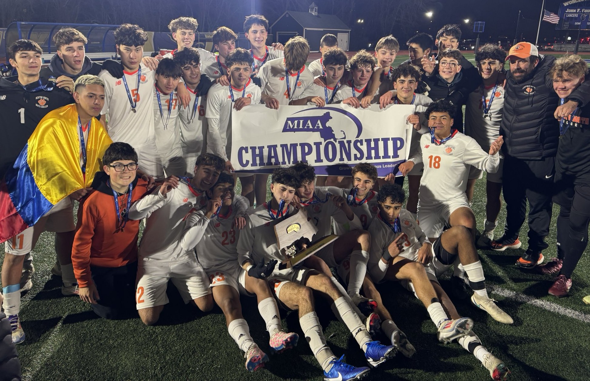 Newton North Division 1 Boys Soccer champion 2024