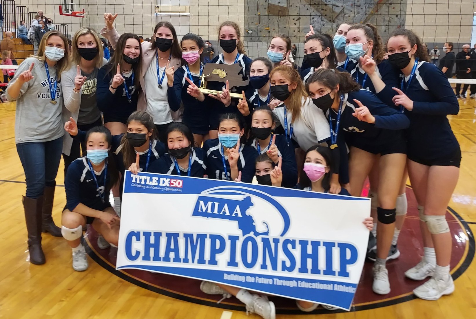 Needham Division 1 Fall Volleyball champion 2021