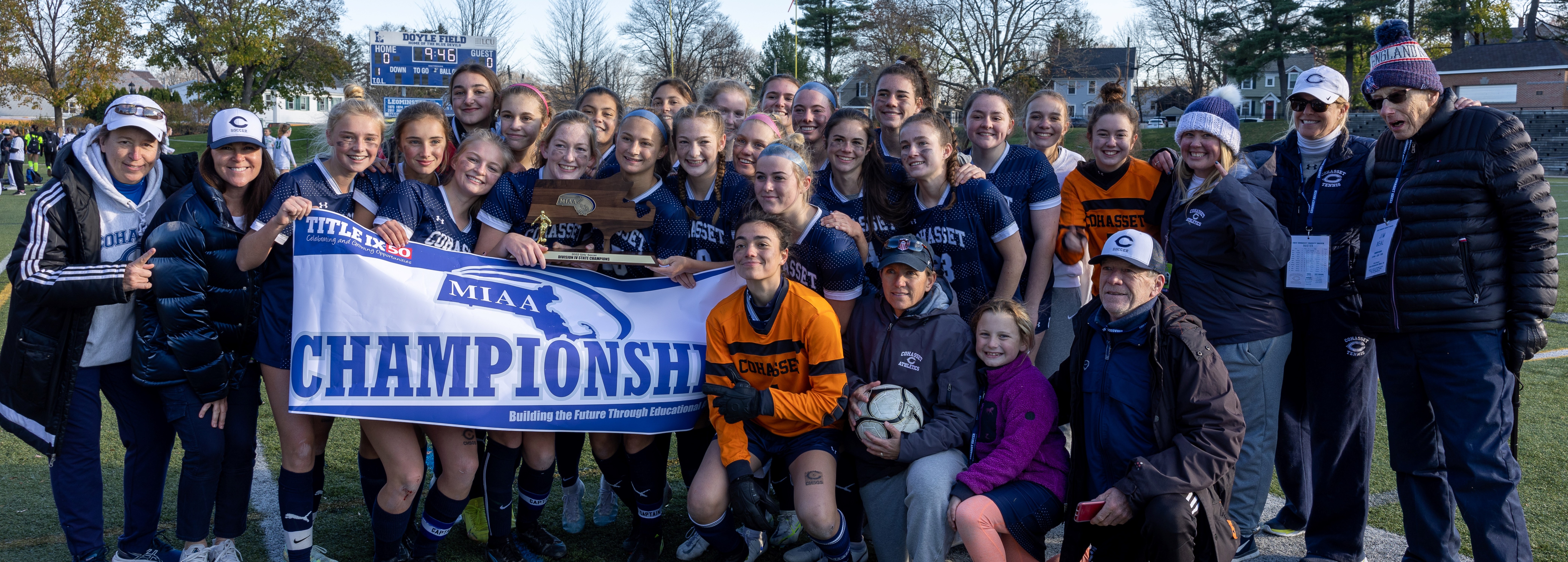 Cohasset Division 4 Girls Soccer champion 2022