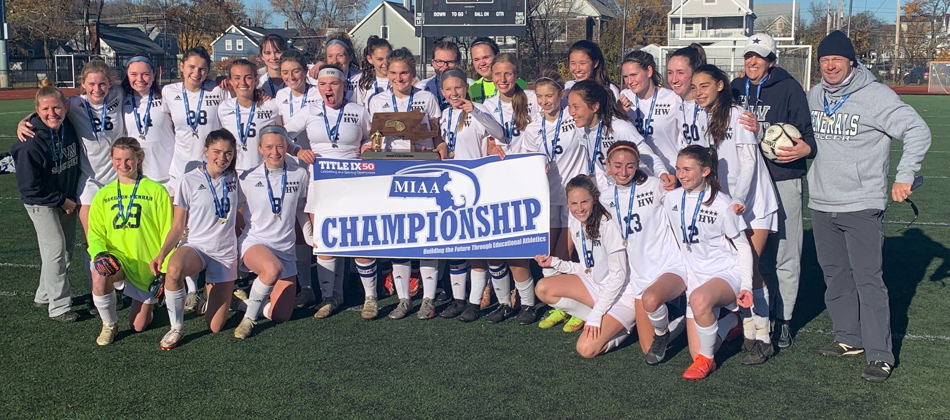 Hamilton-Wenham Division 4 Girls Soccer champion 2021