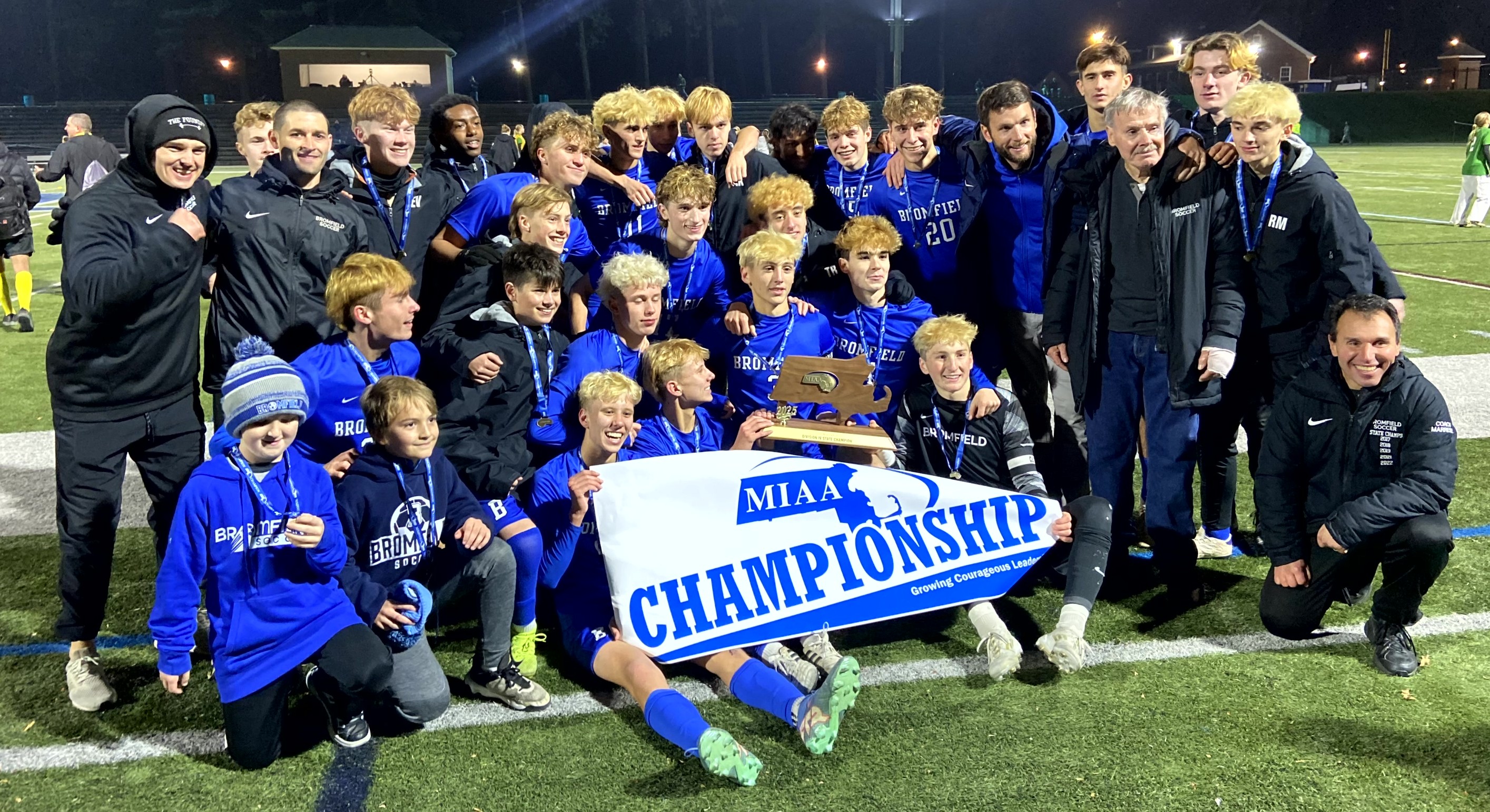 Bromfield Division 4 Boys Soccer champion 2025