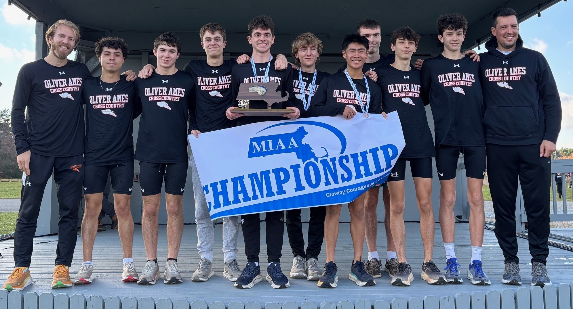 Oliver Ames Division 1C Boys Cross Country champion 2025