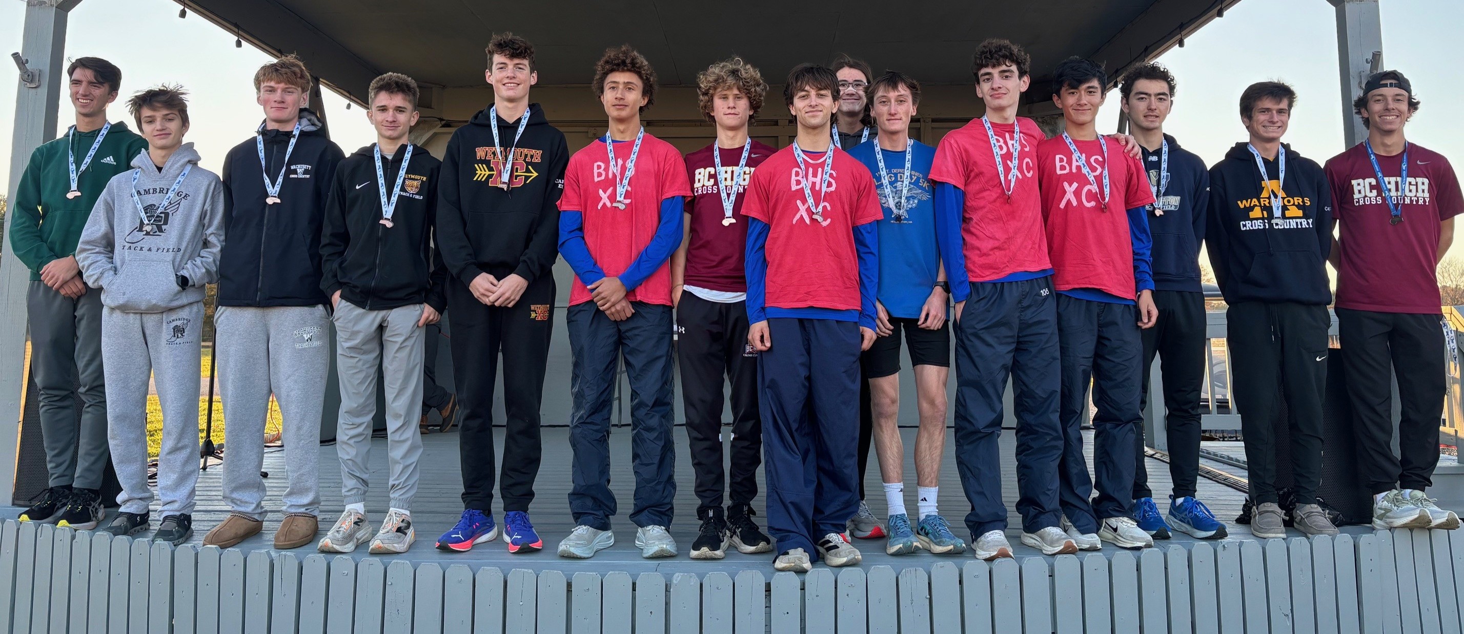 2025 Division 1A Boys Cross Country medalists