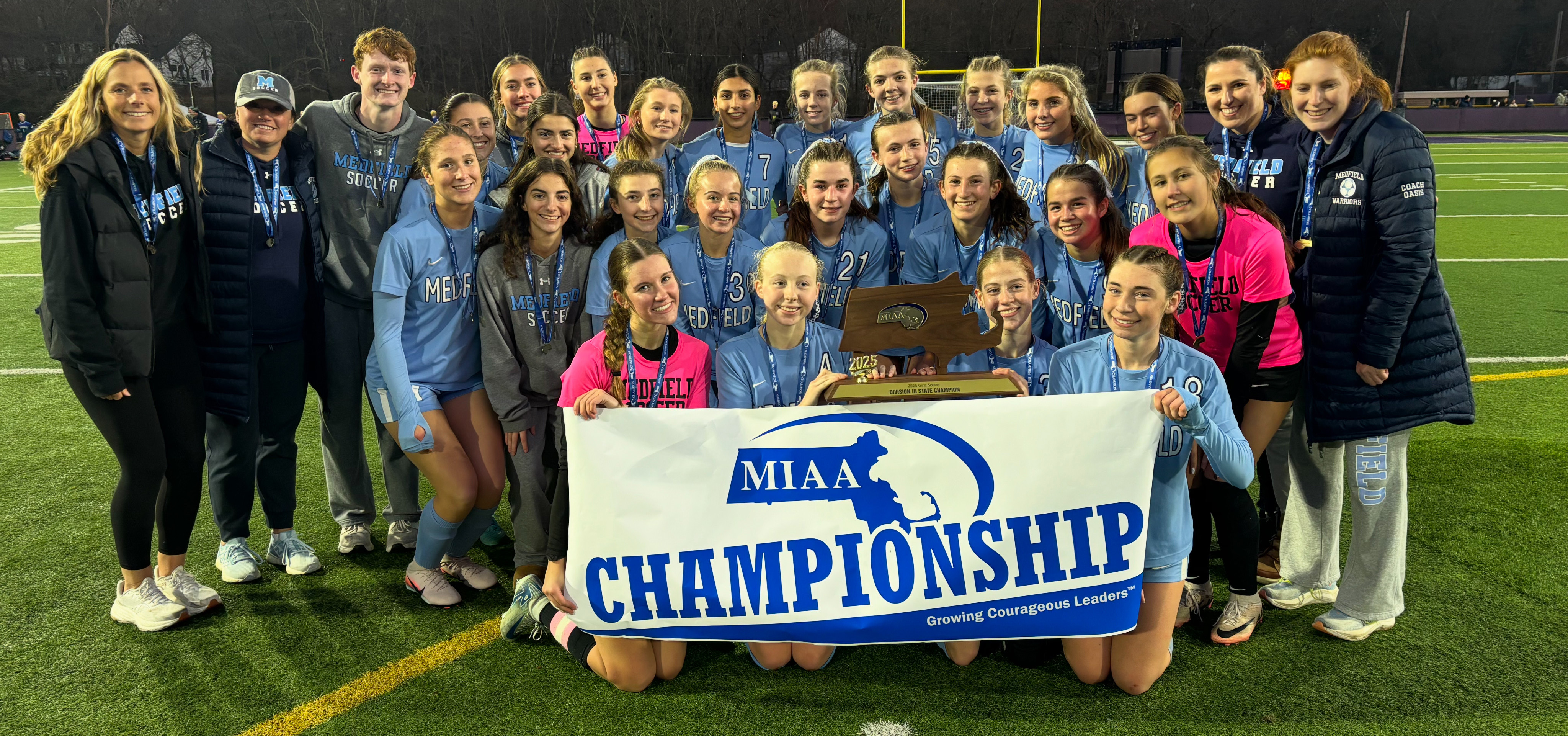 Medfield Division 3 Girls Soccer champion 2025