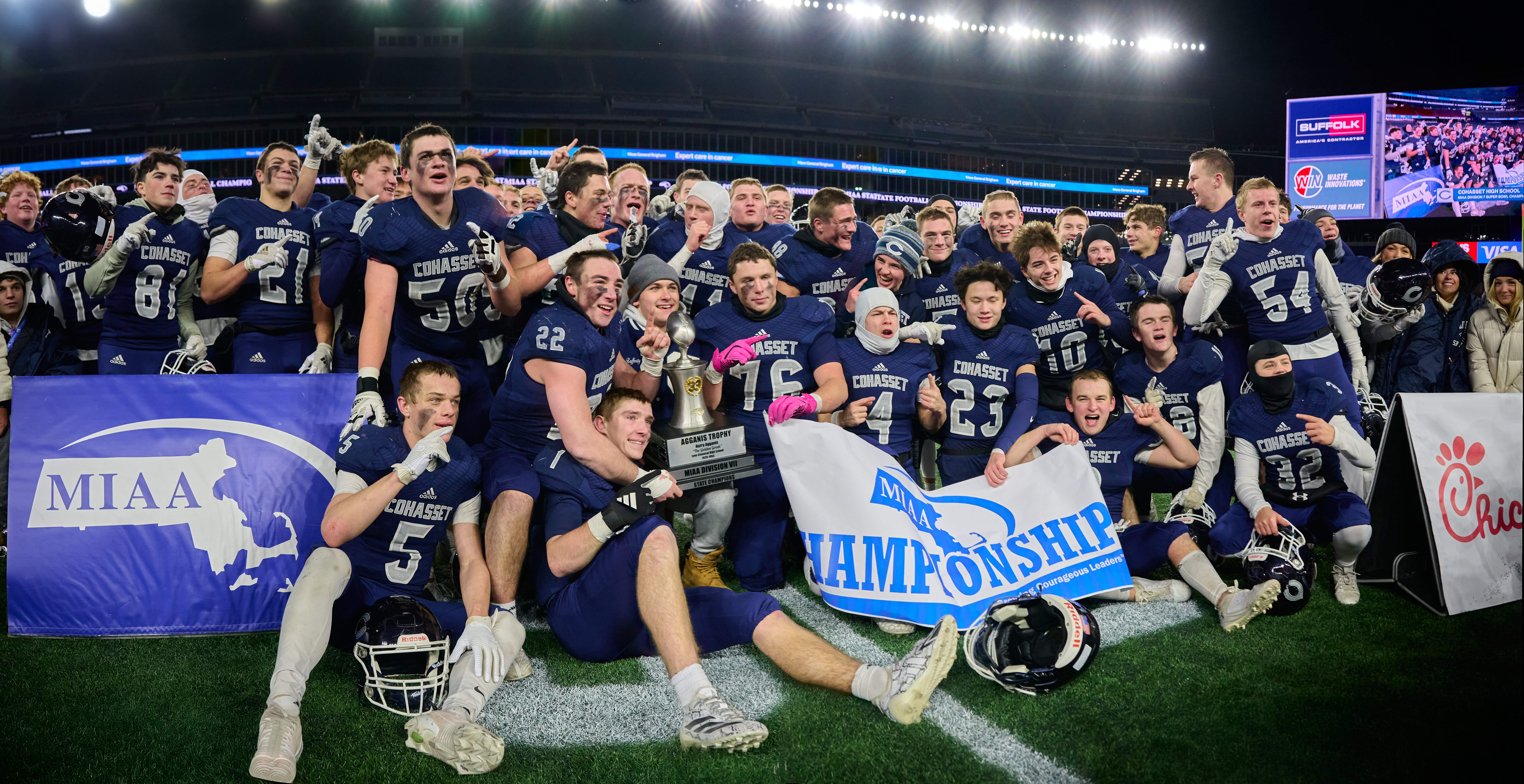 Cohasset Division 7 Football champion 2025