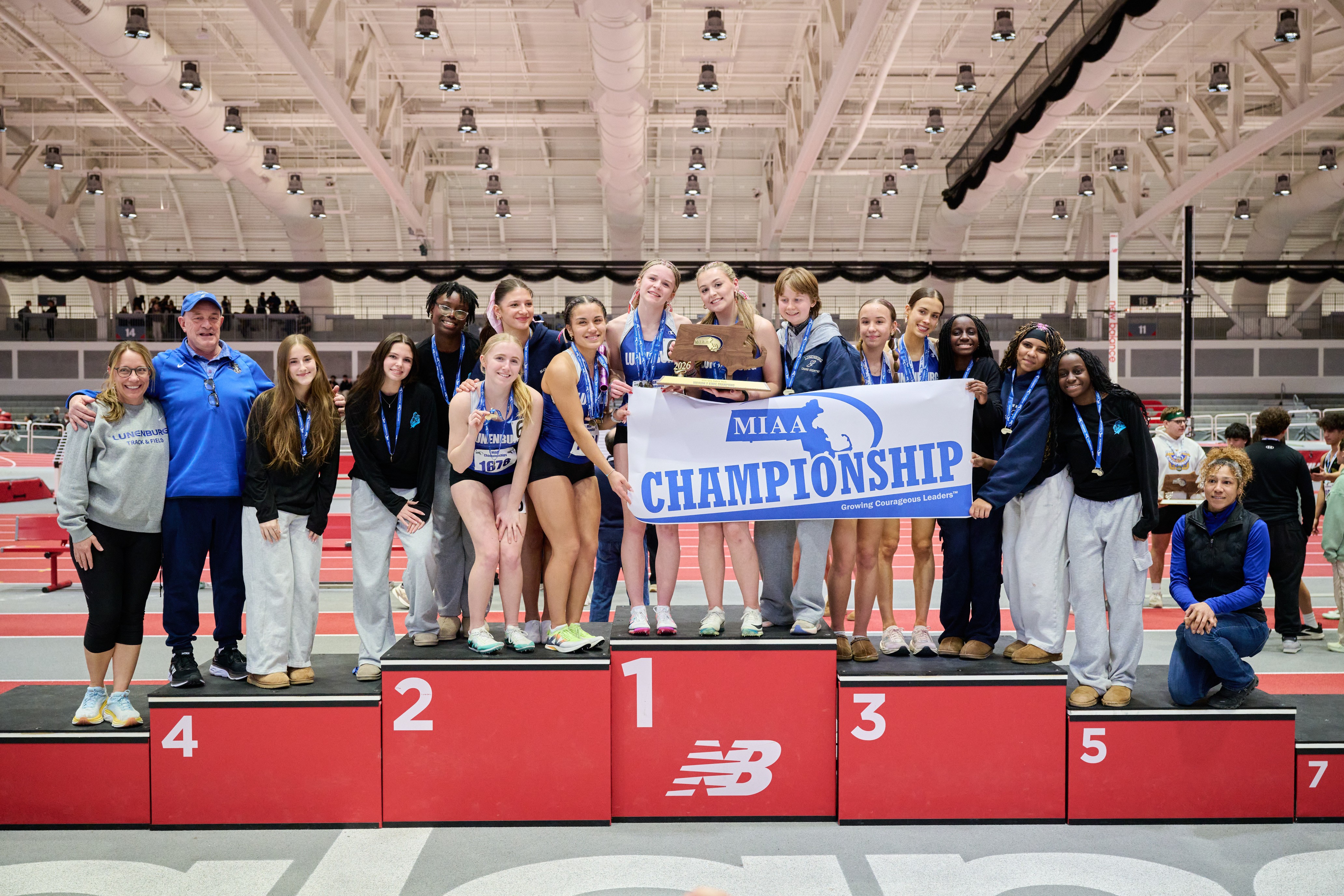 Lunenburg Division 5 Girls Indoor Track champion 2026