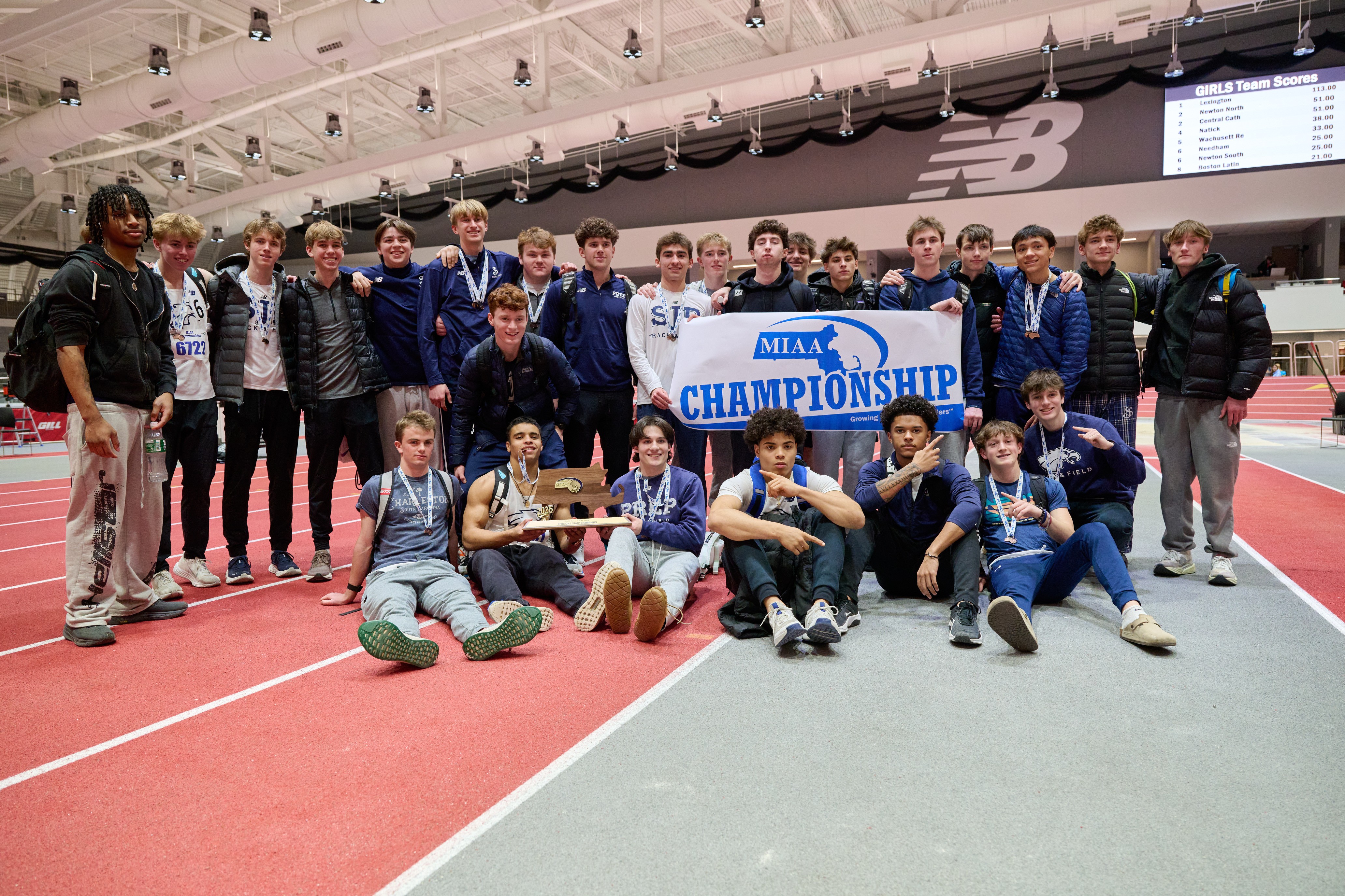 St. John's Prep Division 1 Boys Indoor Track champion 2026