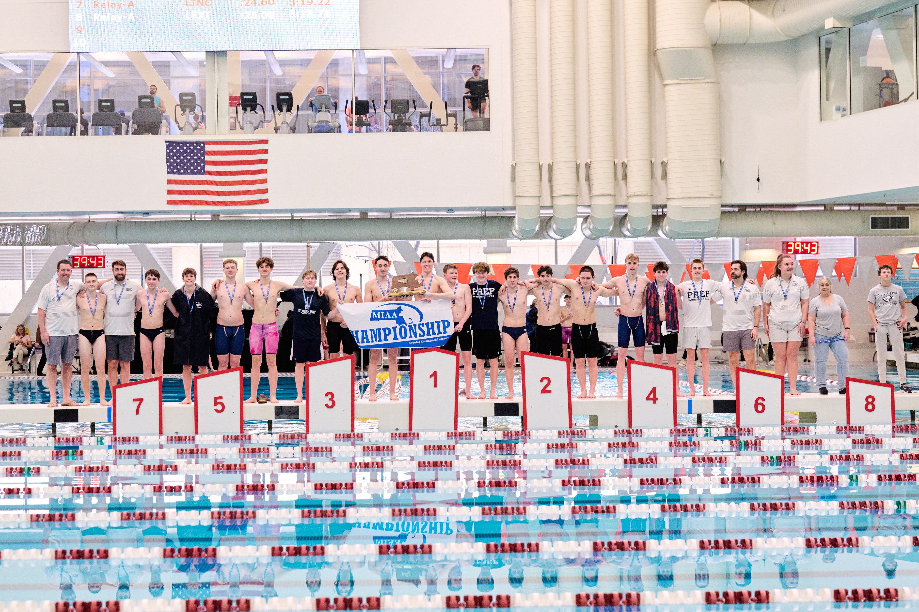 St. John's Prep Division 1 Boys Swimming champion 2026