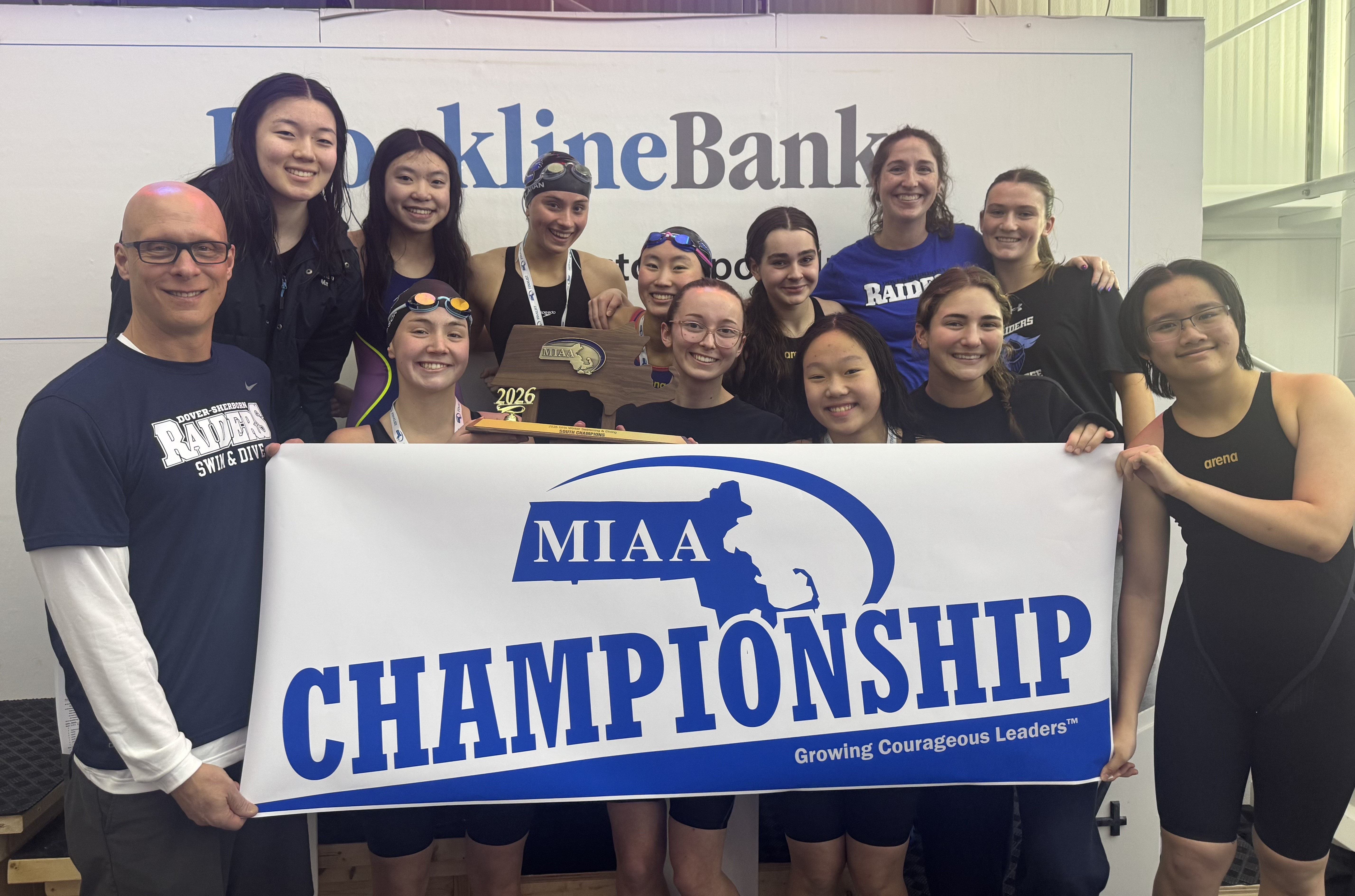 Dover-Sherborn North Girls Winter Swimming champion 2026