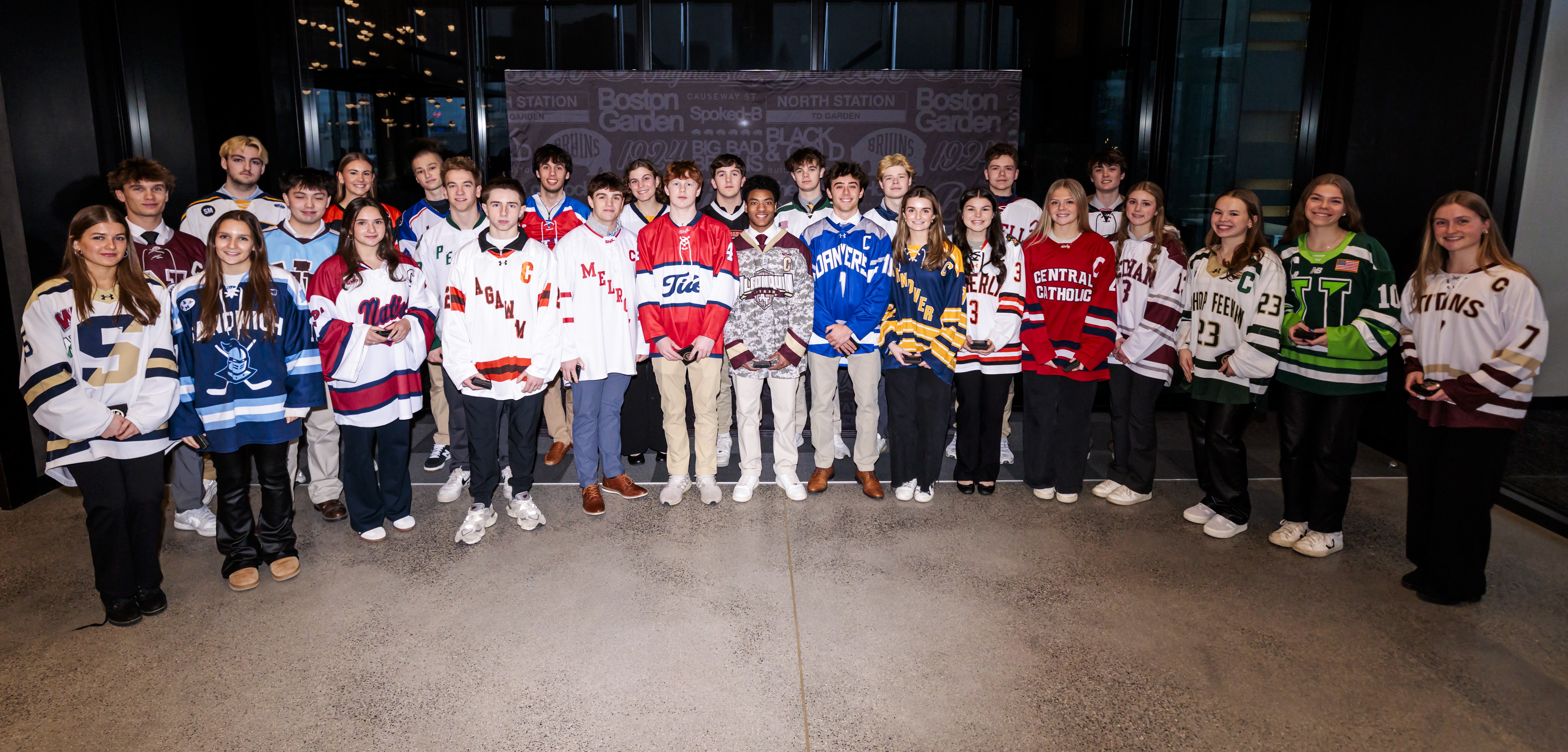 2026 Boston Bruins MIAA Sportsmanship Award winners