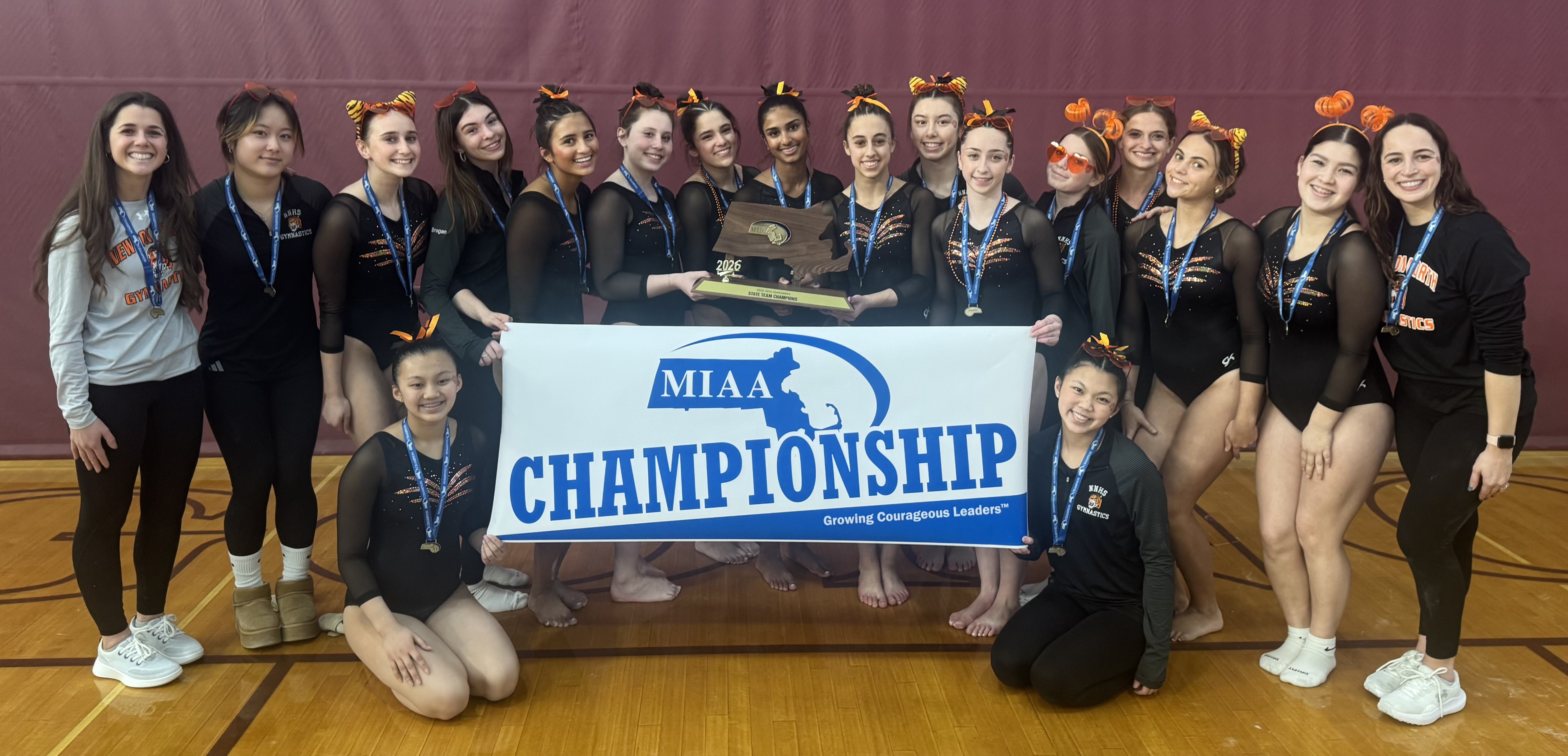 Newton North Gymnastics champion 2026