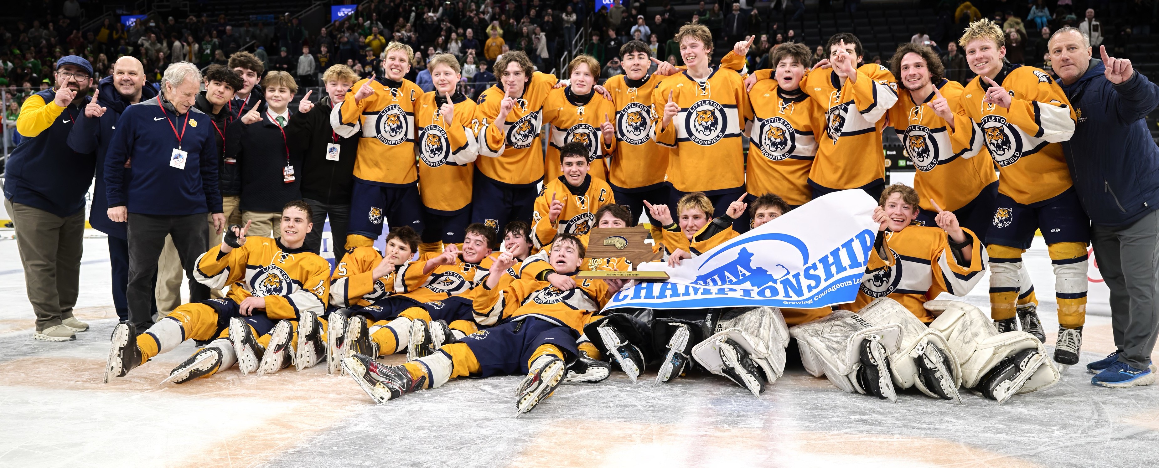 Littleton Bromfield Division 4 Boys Ice Hockey champion 2026