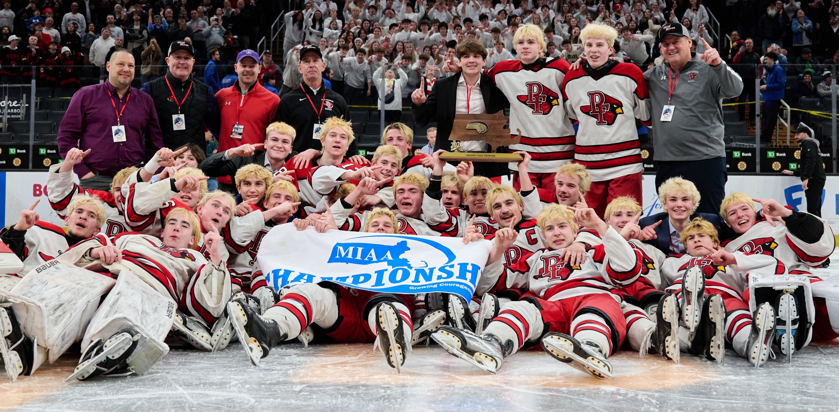 Pope Francis Division 1 Boys Ice Hockey champion 2026