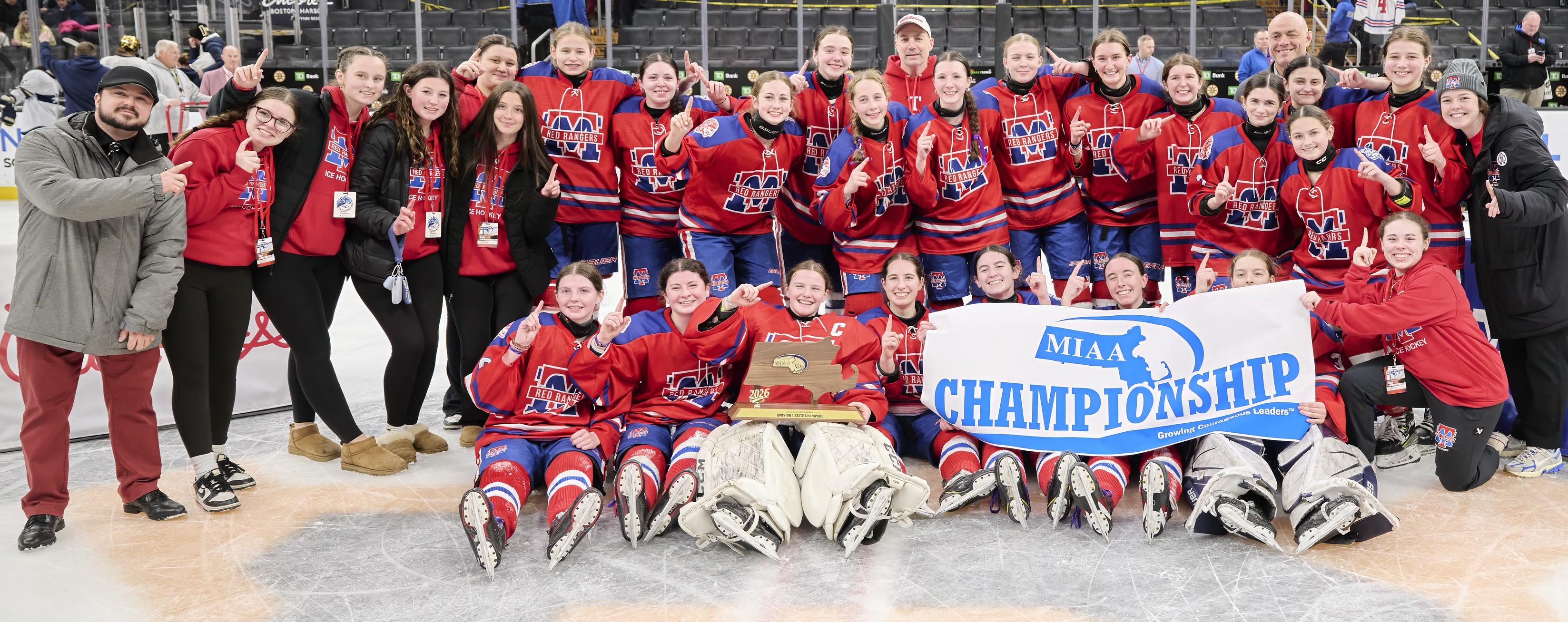 Methuen Tewksbury Division 1 Girls Ice Hockey champion 2026