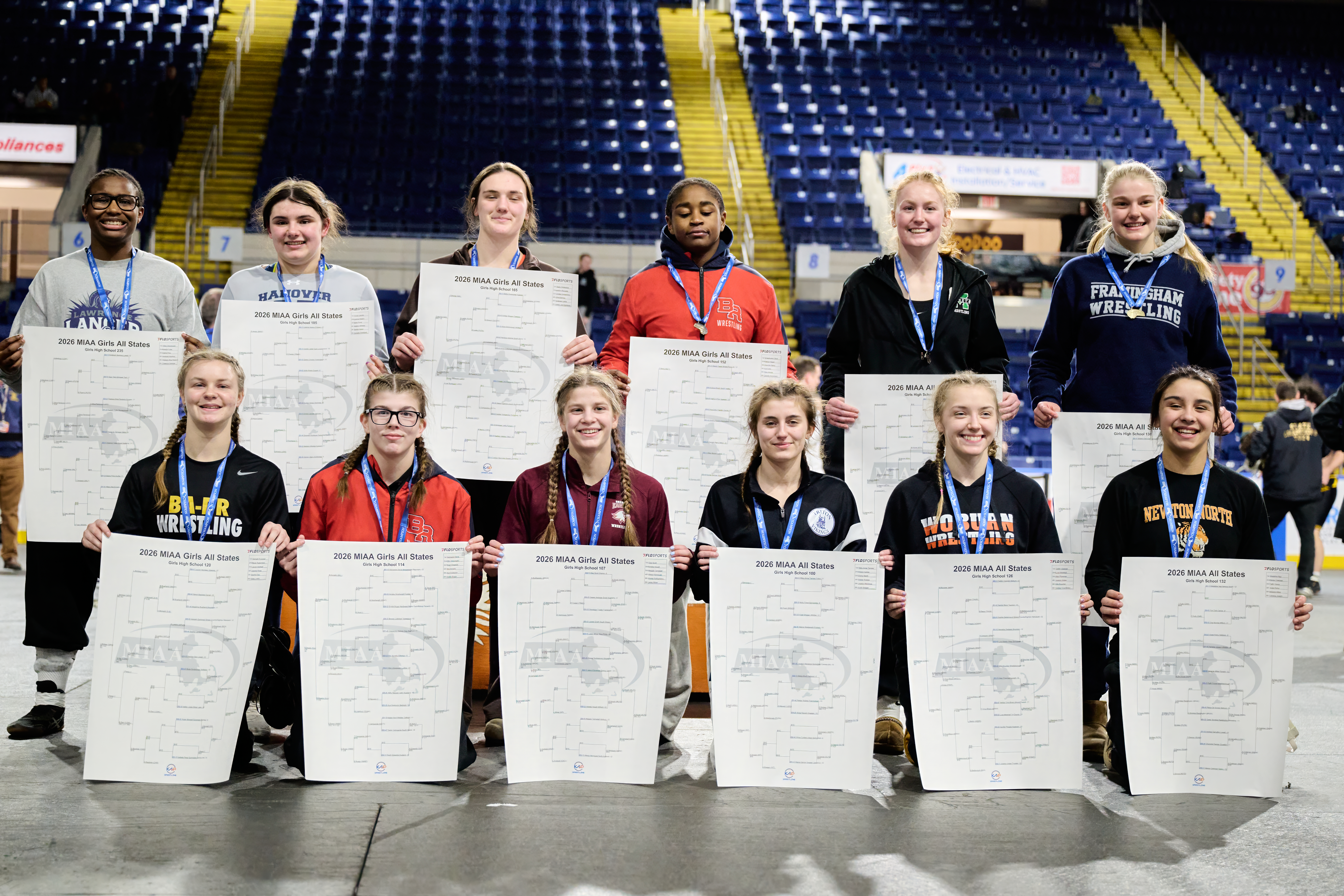 Girls Wrestling individual champions 2026