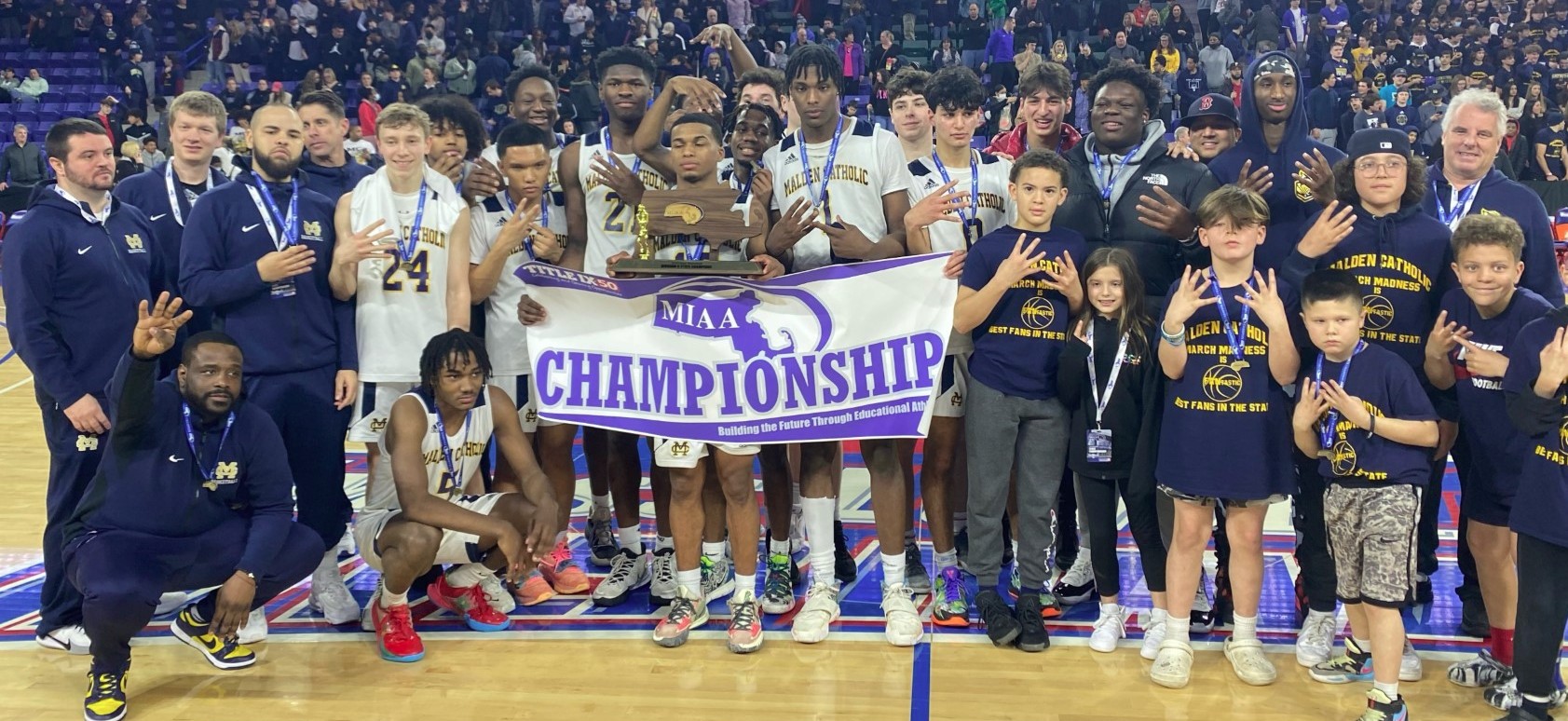 Malden Catholic Division 2 Boys Basketball champion 2022