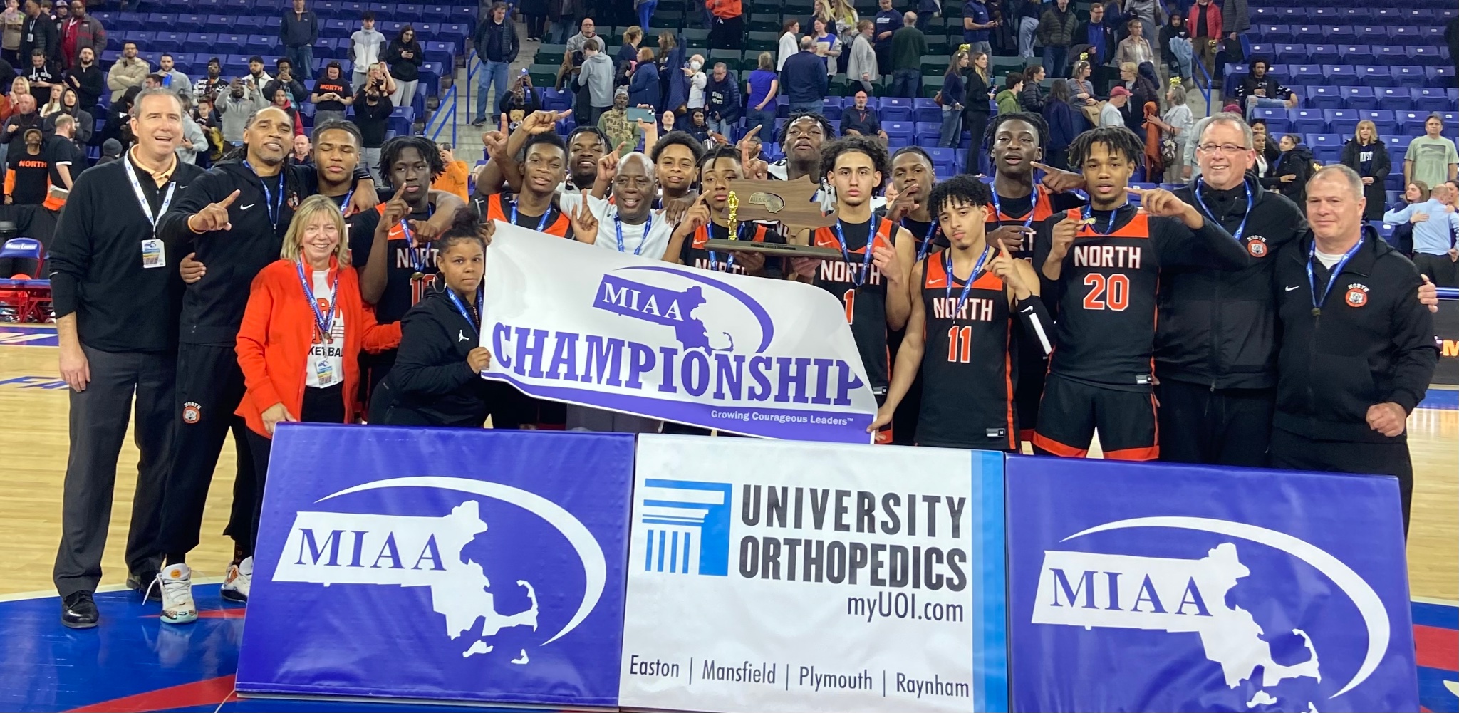 North High Division 1 Boys Basketball champion 2023