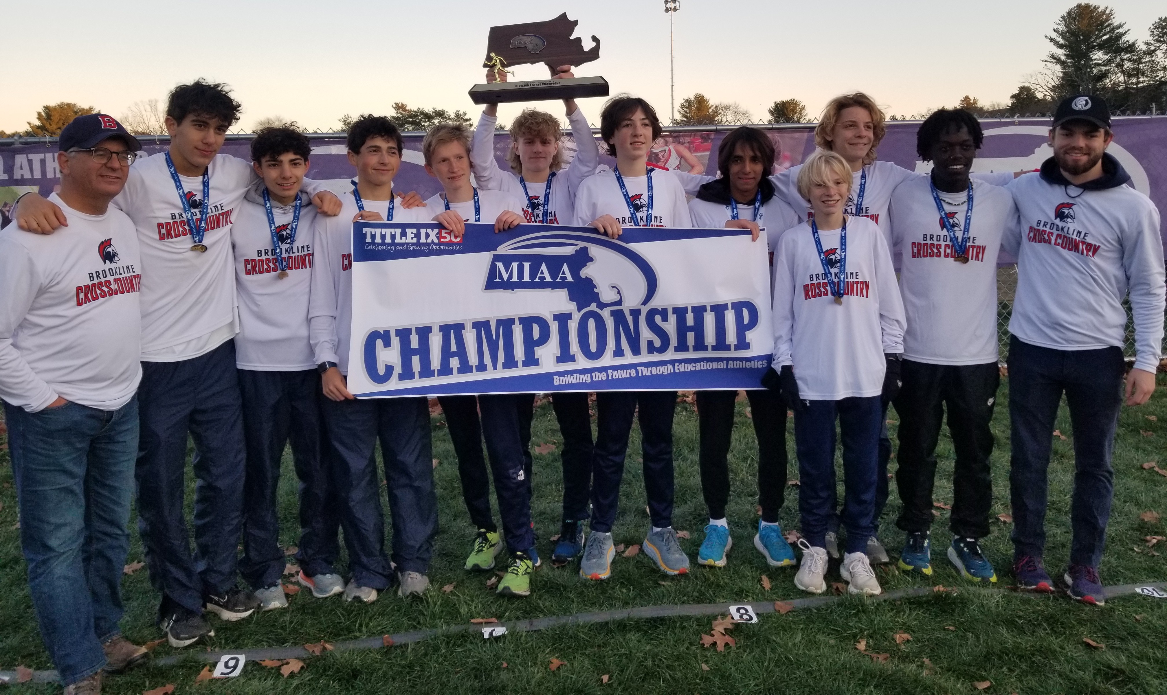 Brookline Division 1 Boys Cross Country champion 2022