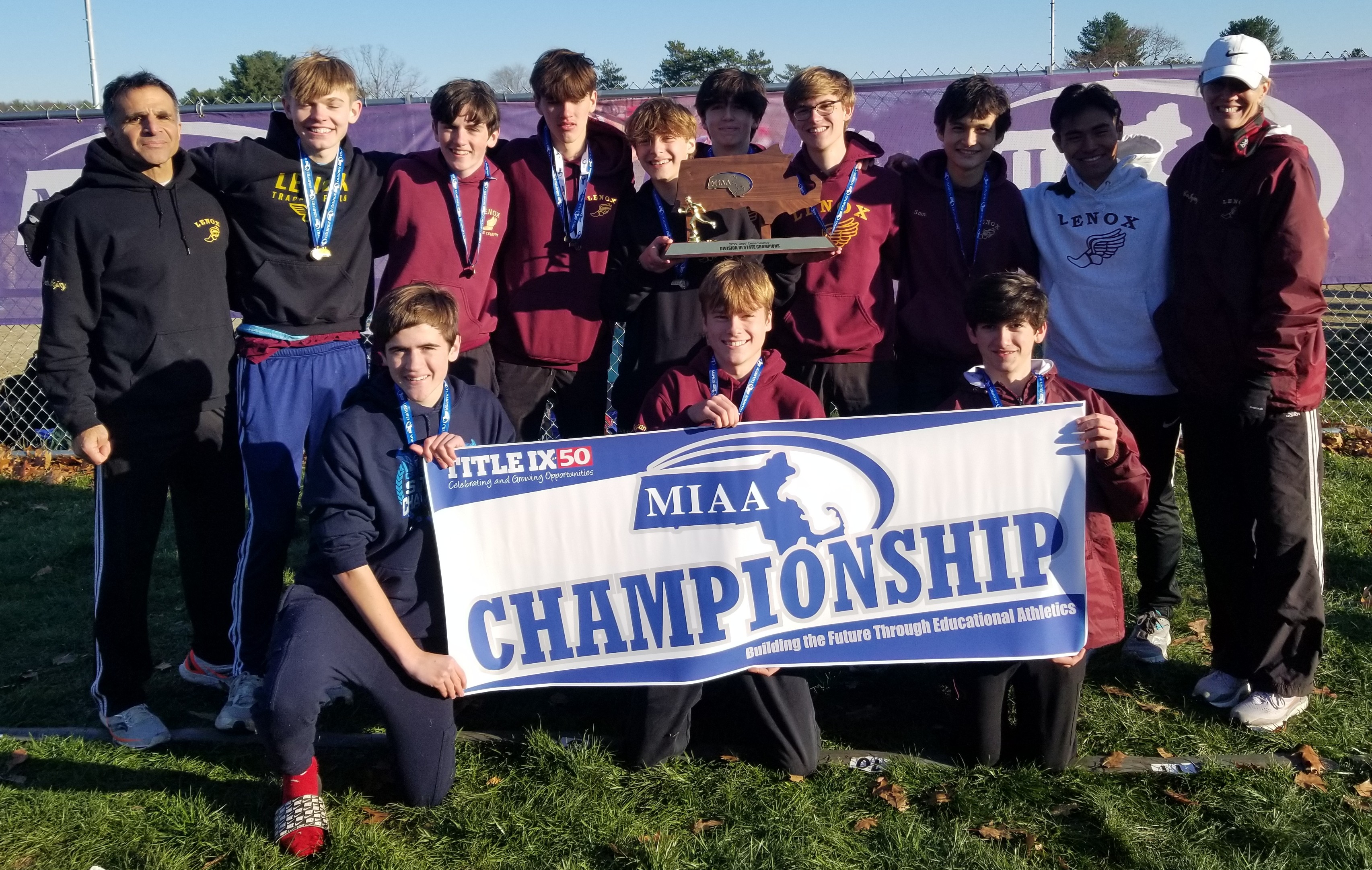 Lenox Division 3 Boys Cross Country champion 2022