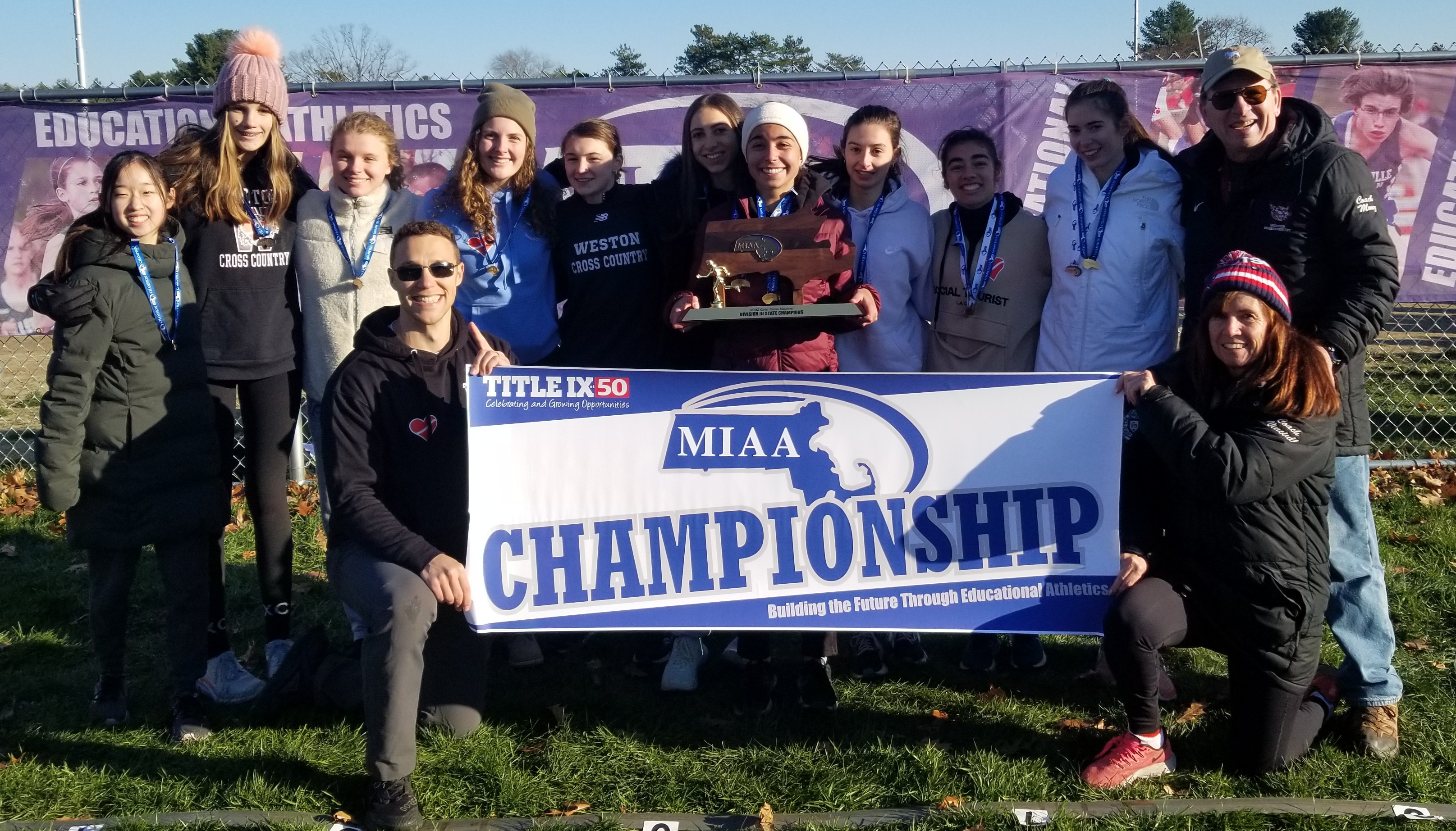 Weston Division 3 Girls Cross Country champion 2022