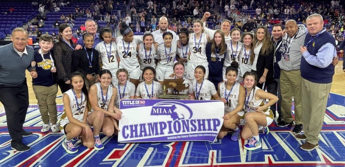 St. Mary's Division 3 Girls Basketball champion 2022