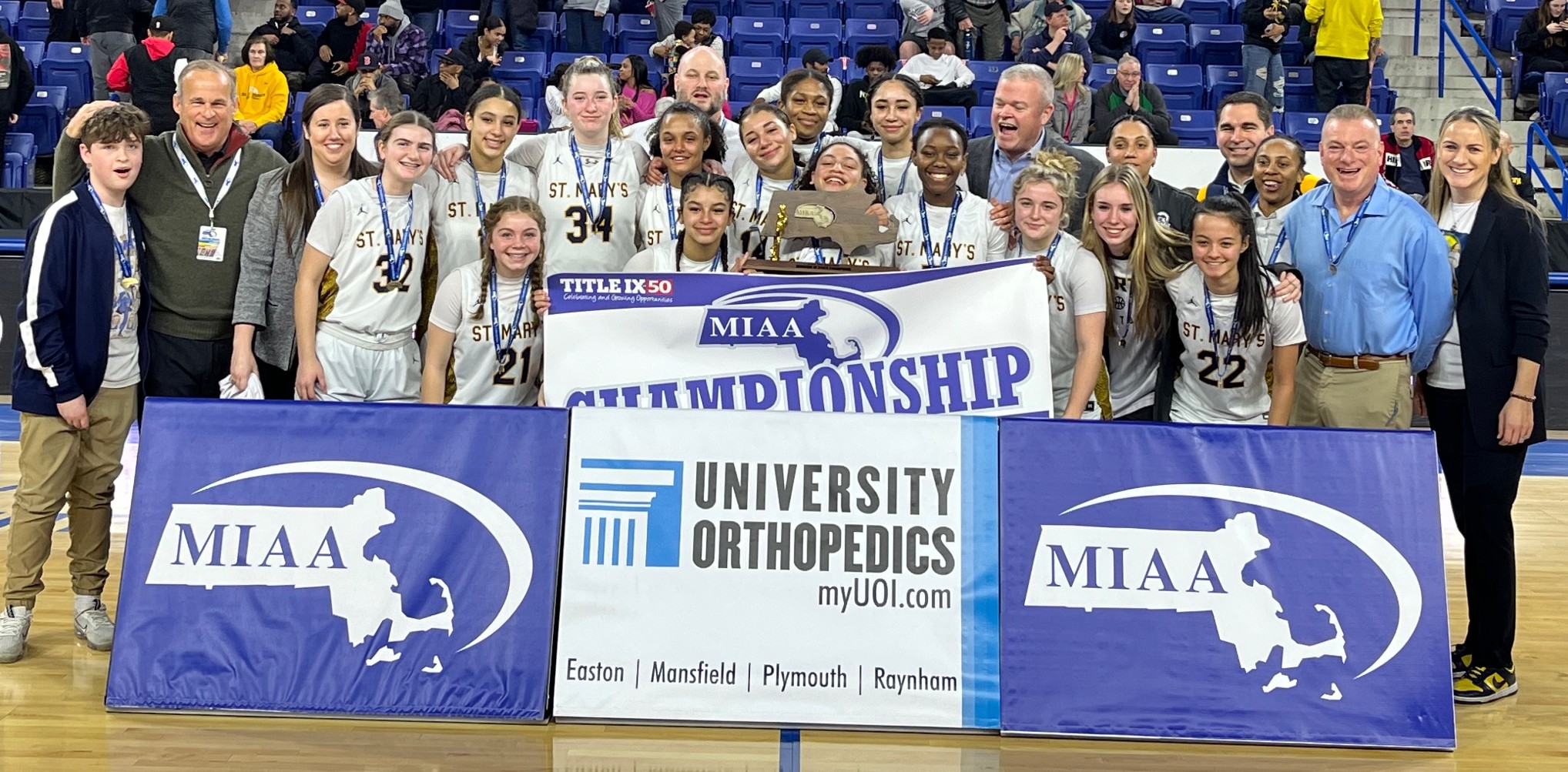 St. Mary's Division 3 Girls Basketball champion 2023