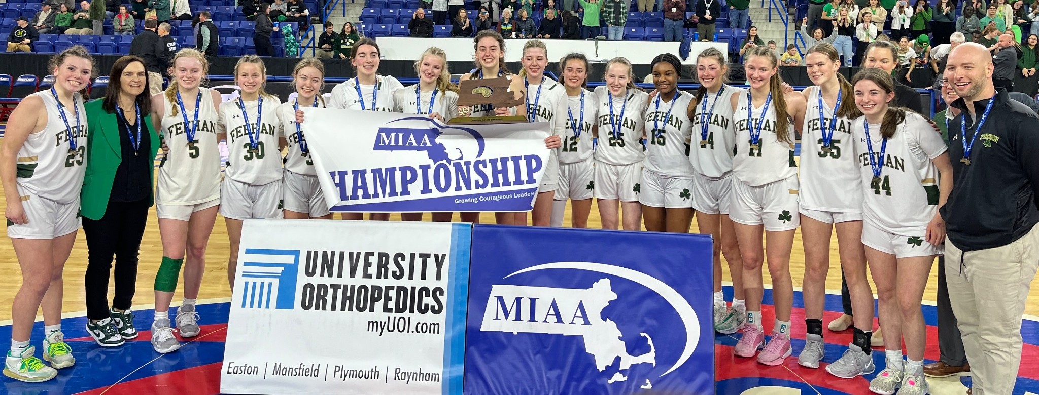 Bishop Feehan Division 1 Girls Basketball champion 2024