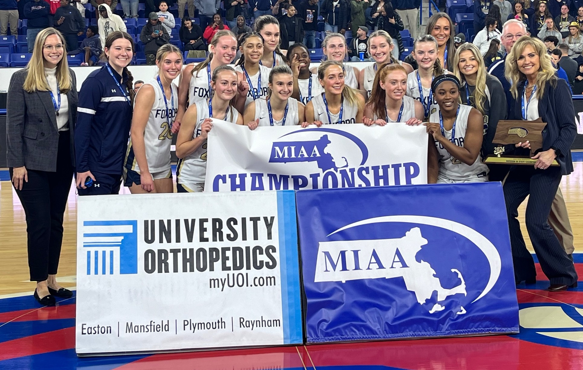 Foxborough Division 3 Girls Basketball champion 2024