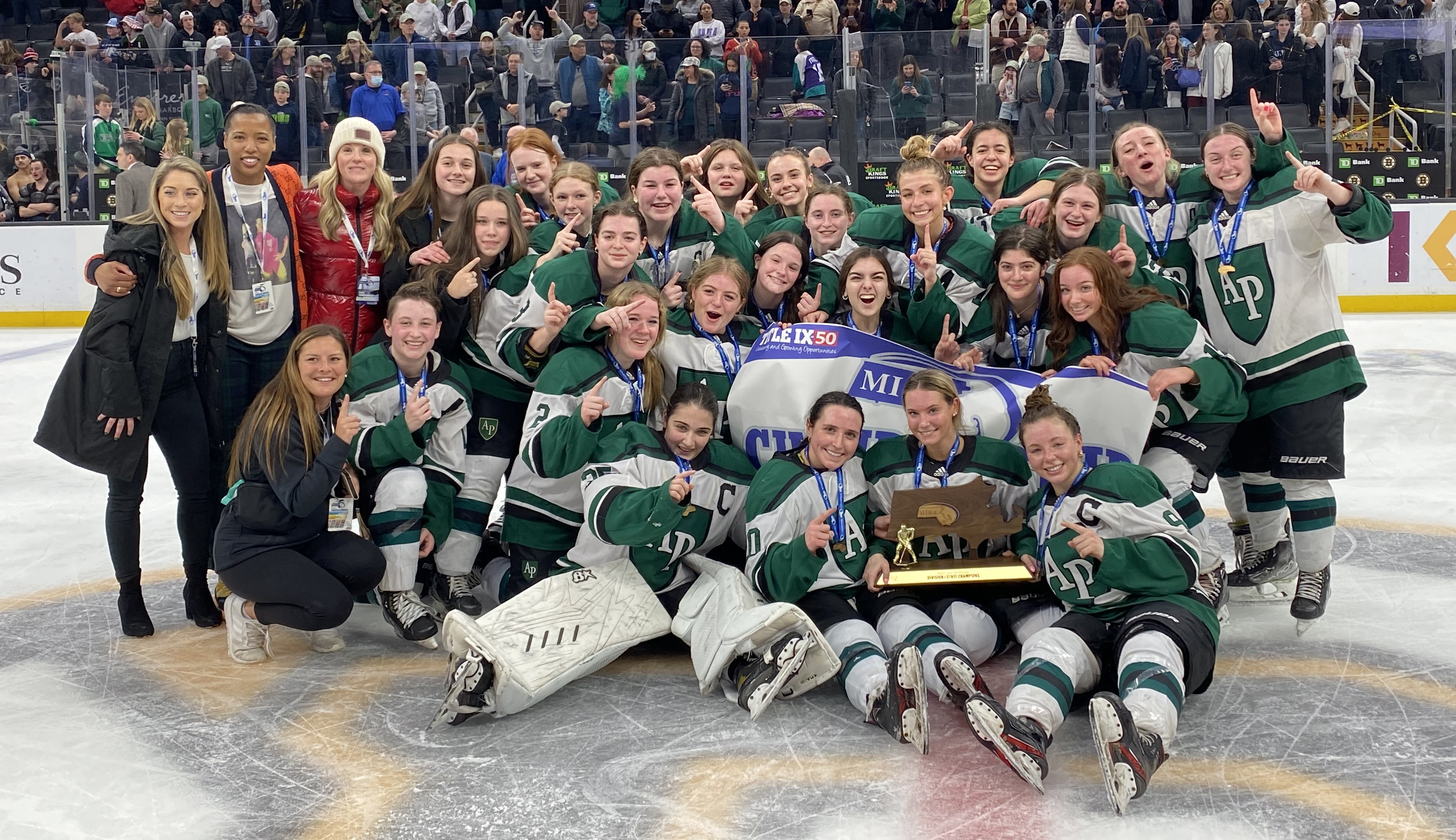 Austin Prep Division 1 Girls Ice Hockey champion 2022