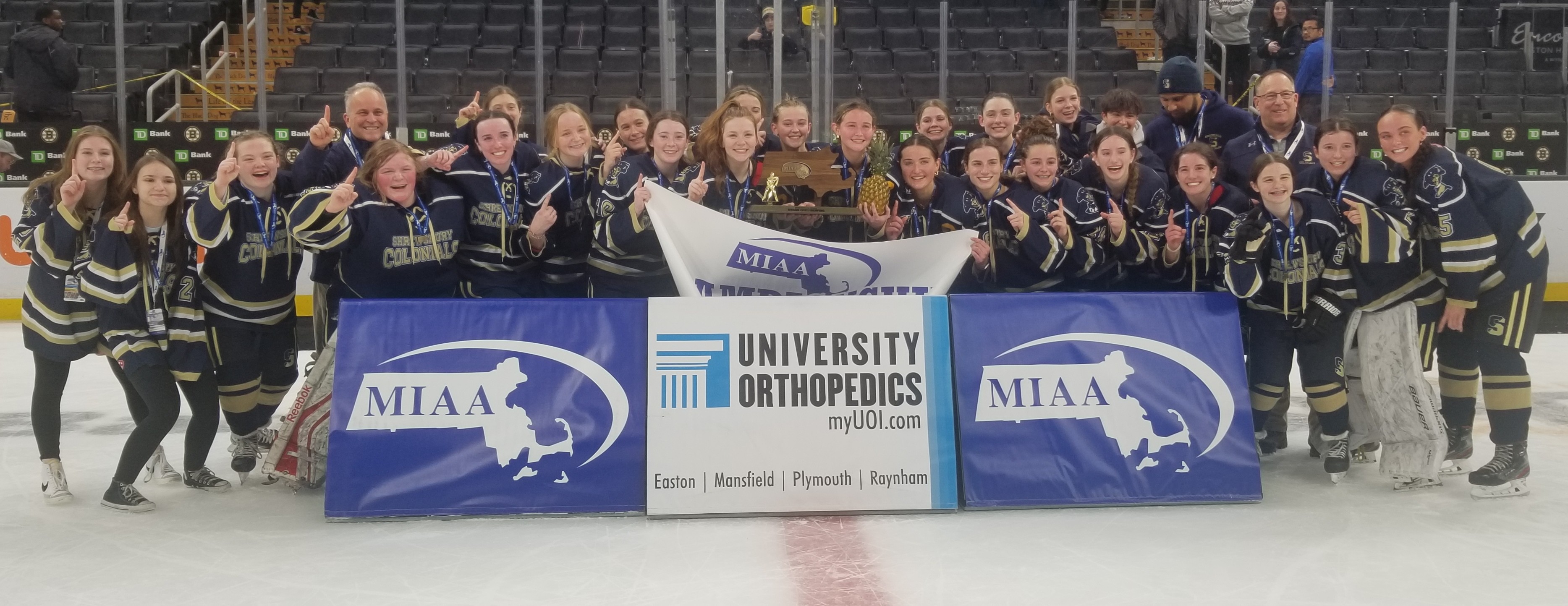 Shrewsbury Division 1 Girls Ice Hockey champion 2023