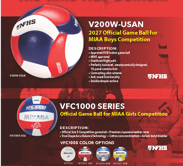 Mikasa Official Tournament Volleyballs