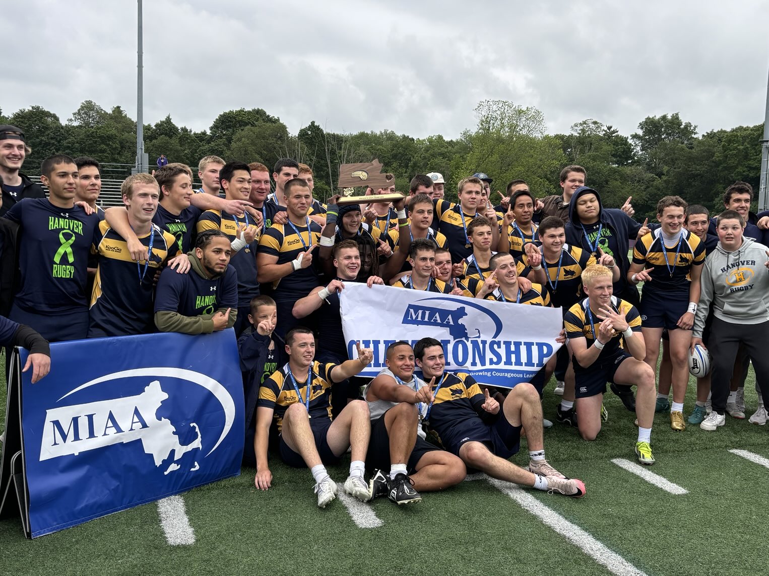 Hanover 2025 Boys Rugby Division 2 champion
