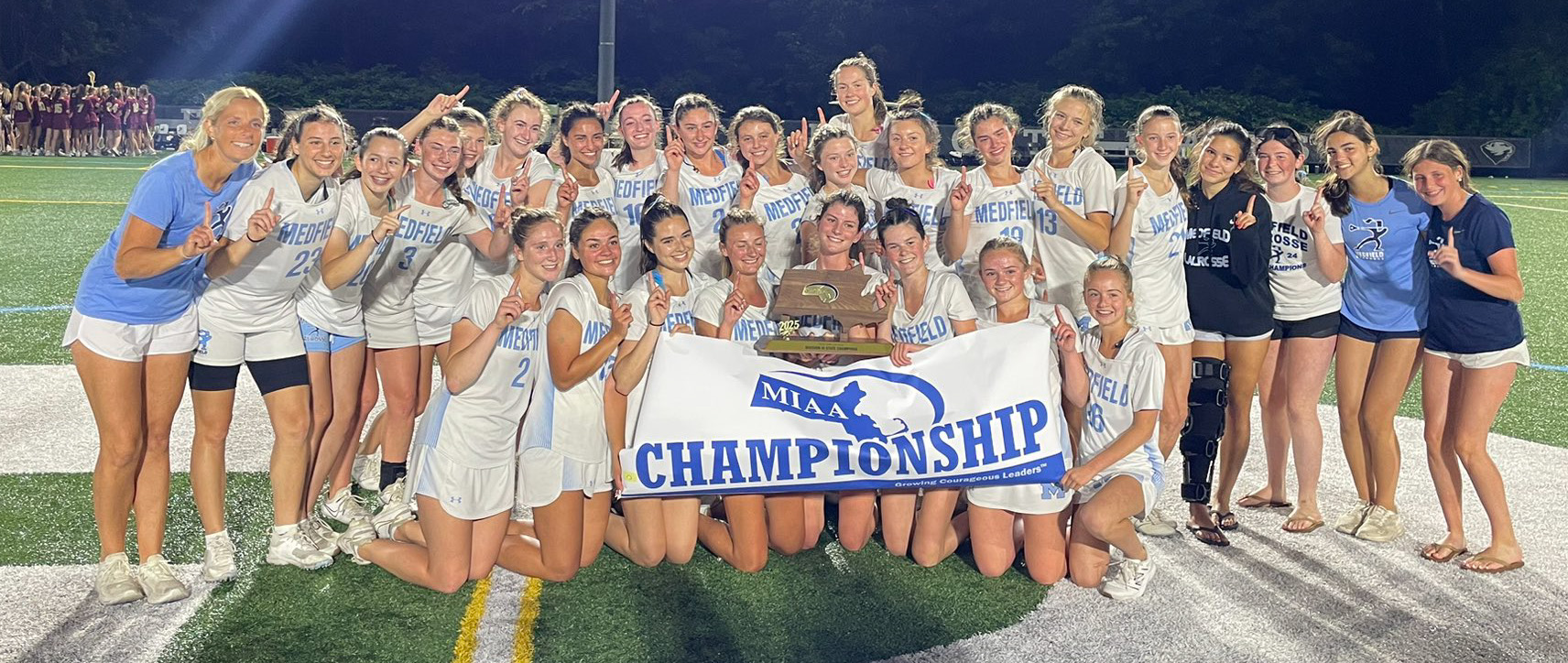 Medfield 2025 Division 3 Girls Lacrosse champion