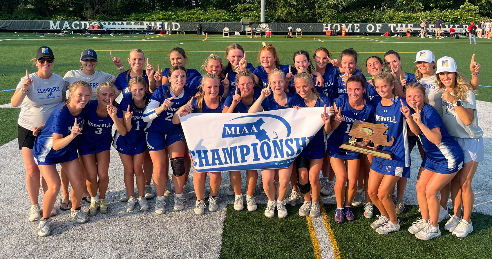 Norwell 2025 Division 4 Girls Lacrosse champion