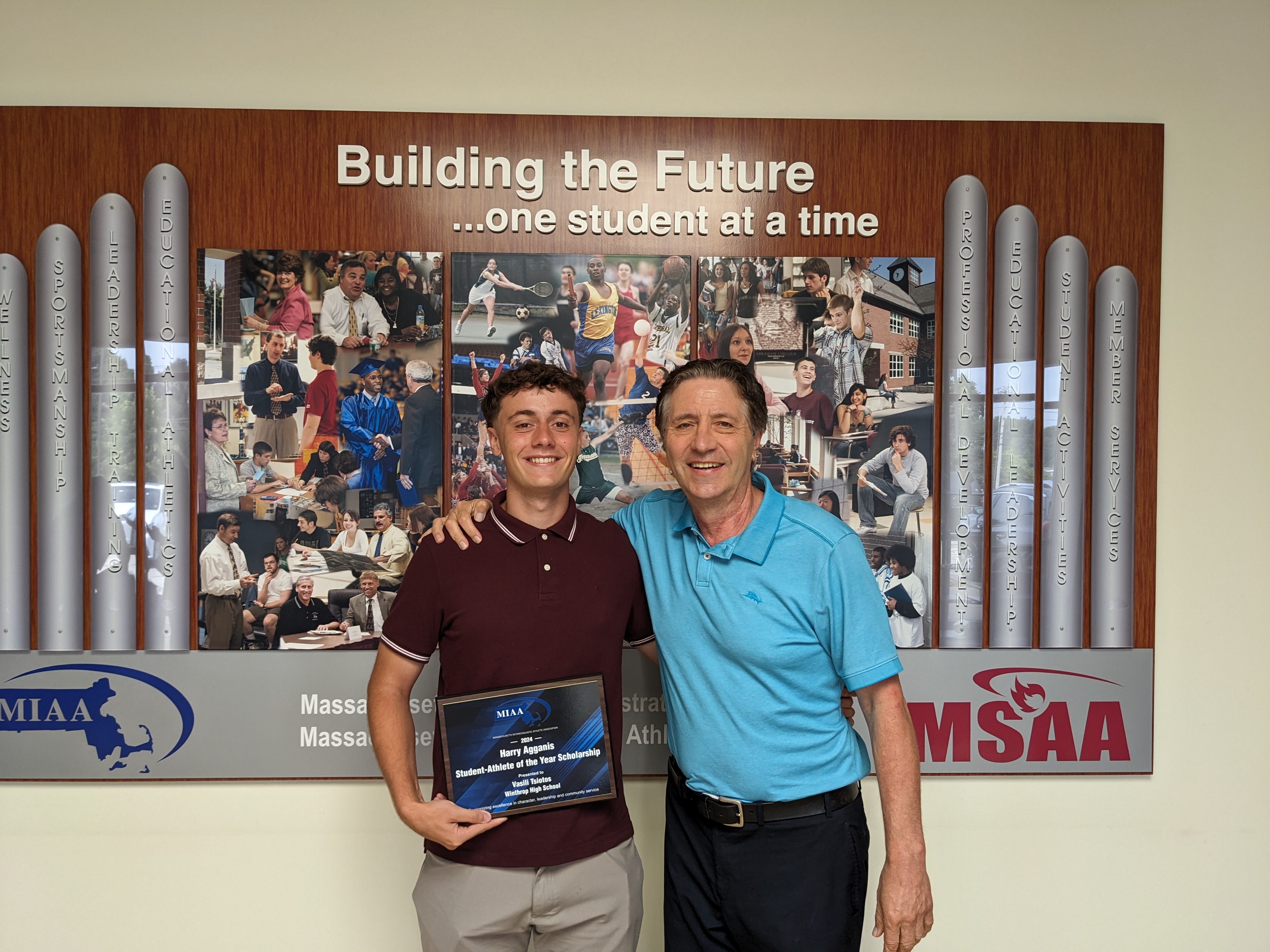 Vasili Tsiotos - 2024 MIAA Harry Agganis Student-Athlete of the Year