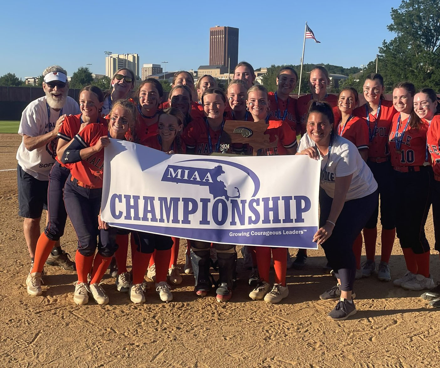 Walpole softball - 2024 MIAA Division 2 champion