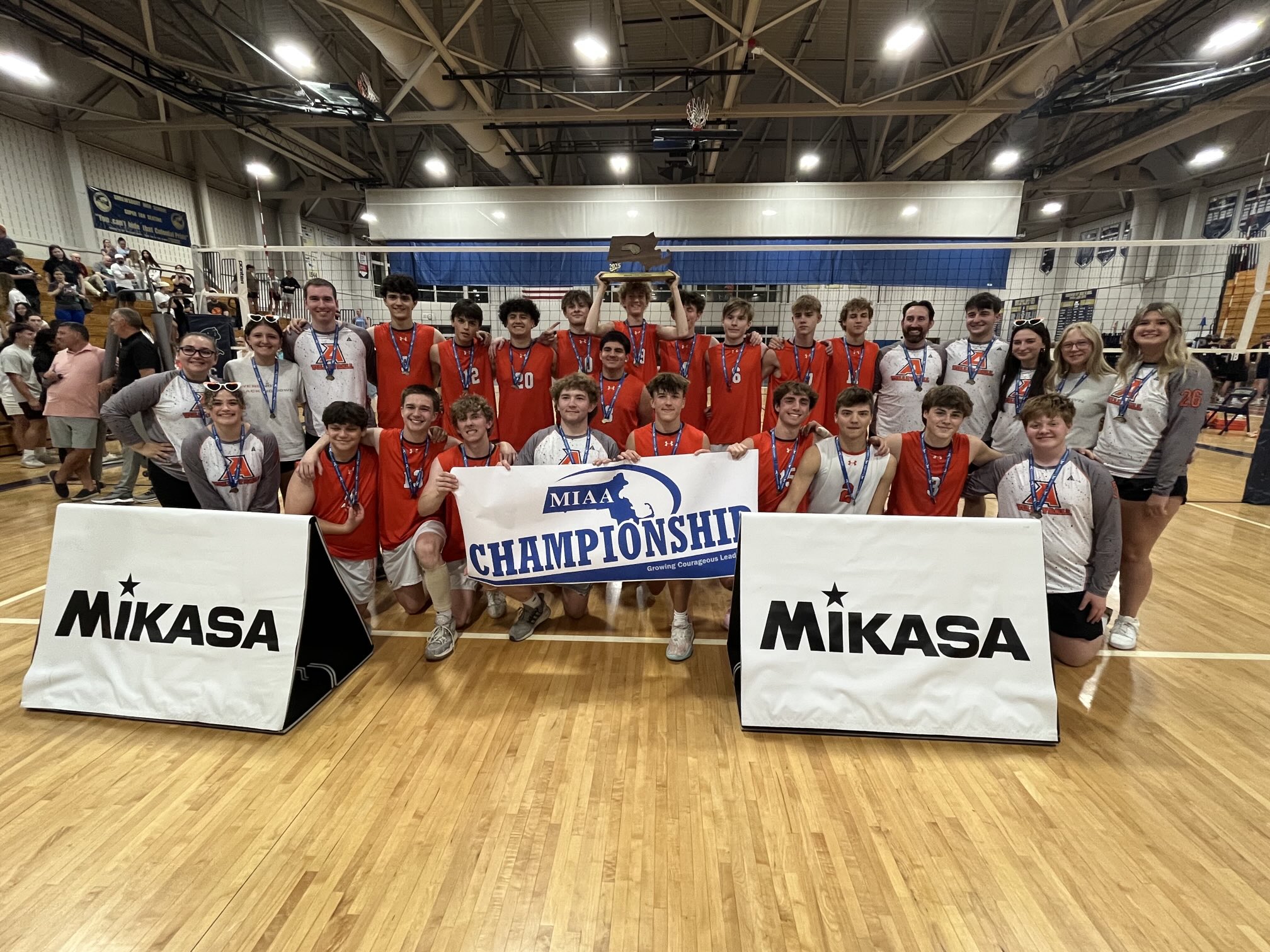 Agawam 2025 Division 2 Spring Volleyball champion