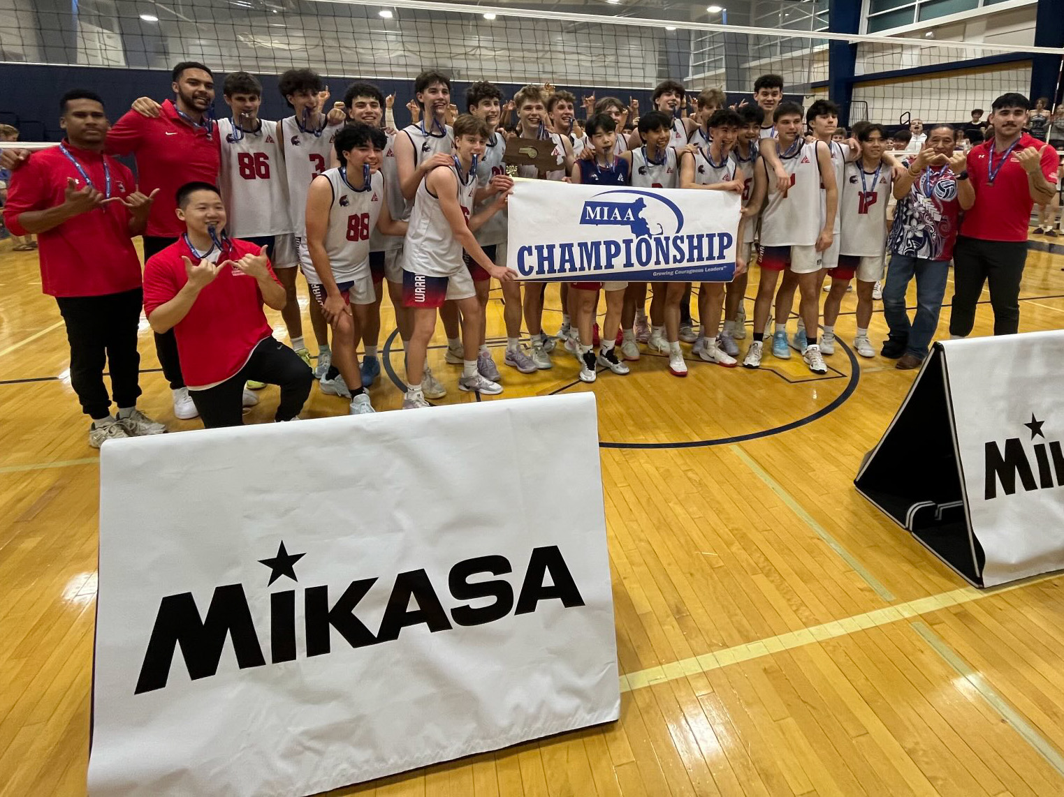 Brookline 2025 Division 1 Spring Volleyball champion