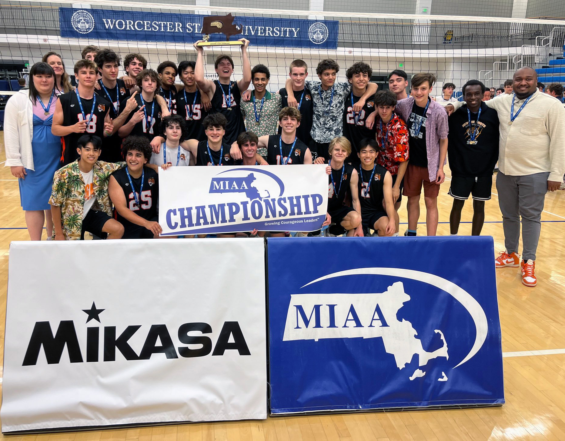 Newton North - 2024 MIAA Division 1 Spring Volleyball Champion