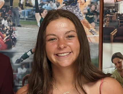 Abigail Bettencourt of Peabody Veterans HS - 2024 Harry Agganis Award winner