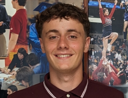 Vasili Tsiotos of Winthrop HS - 2024 Harry Agganis Award winner